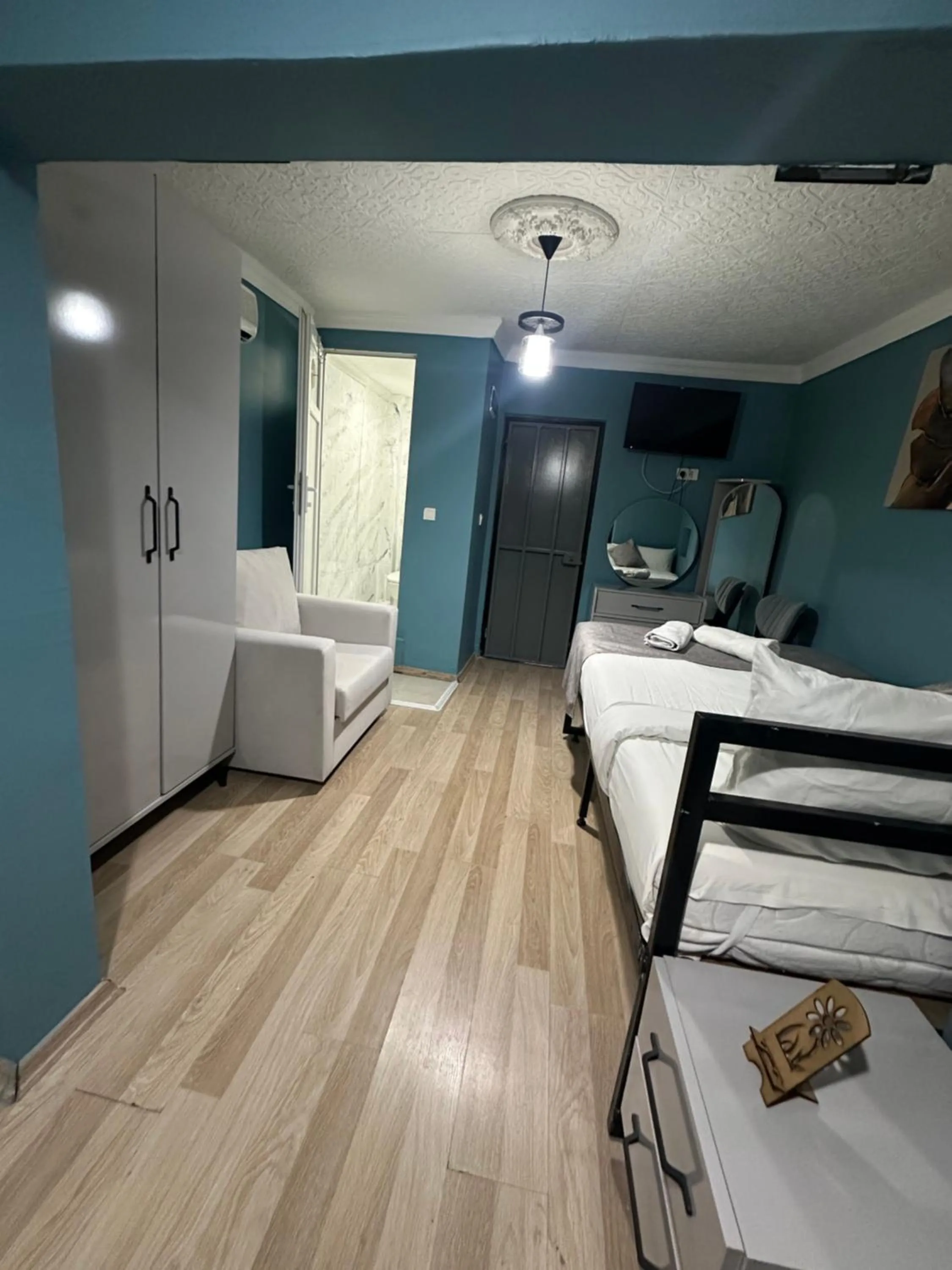Bed in Ada Apart Hotel