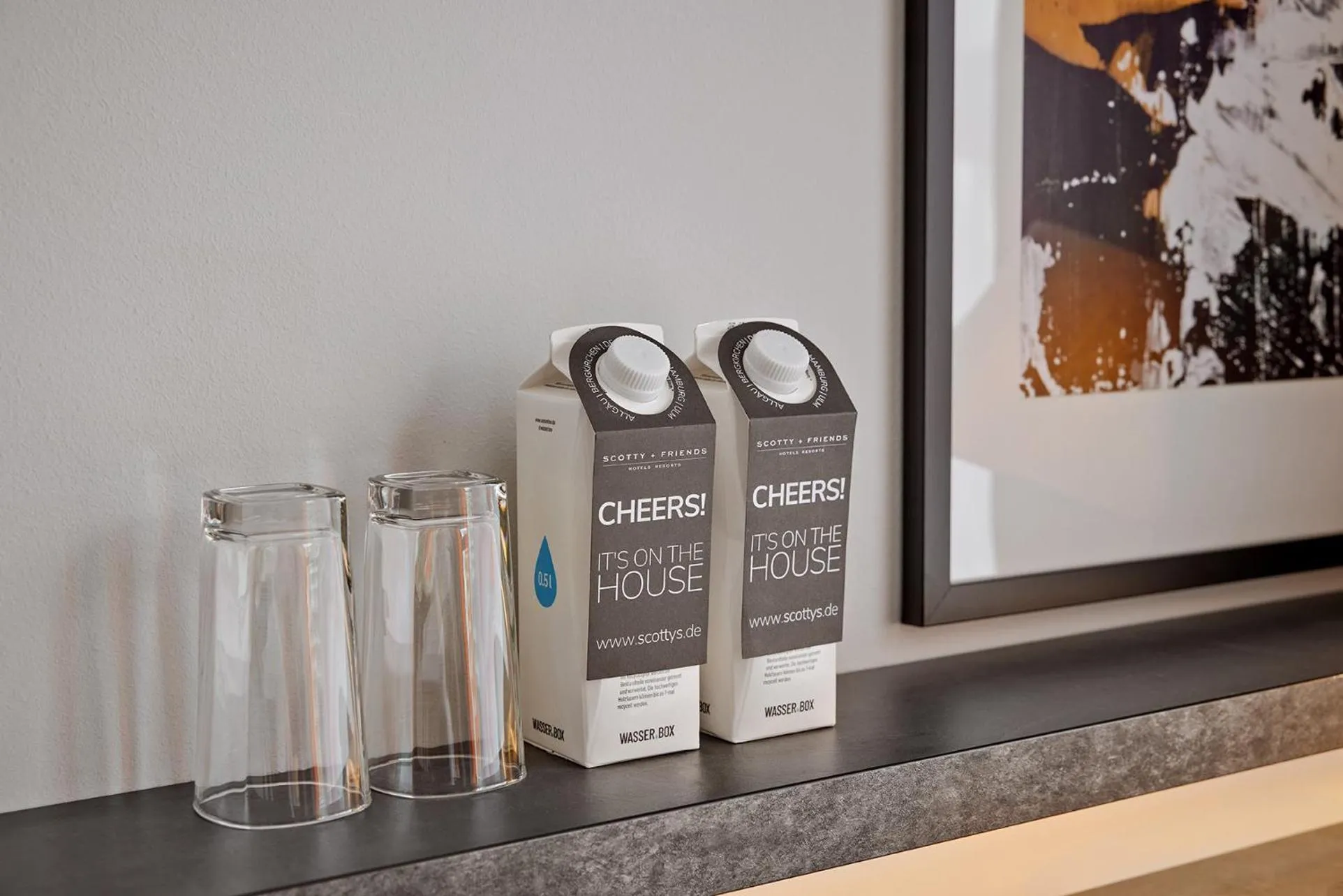 Drinks in THE SCOTTY Hotel Hamburg