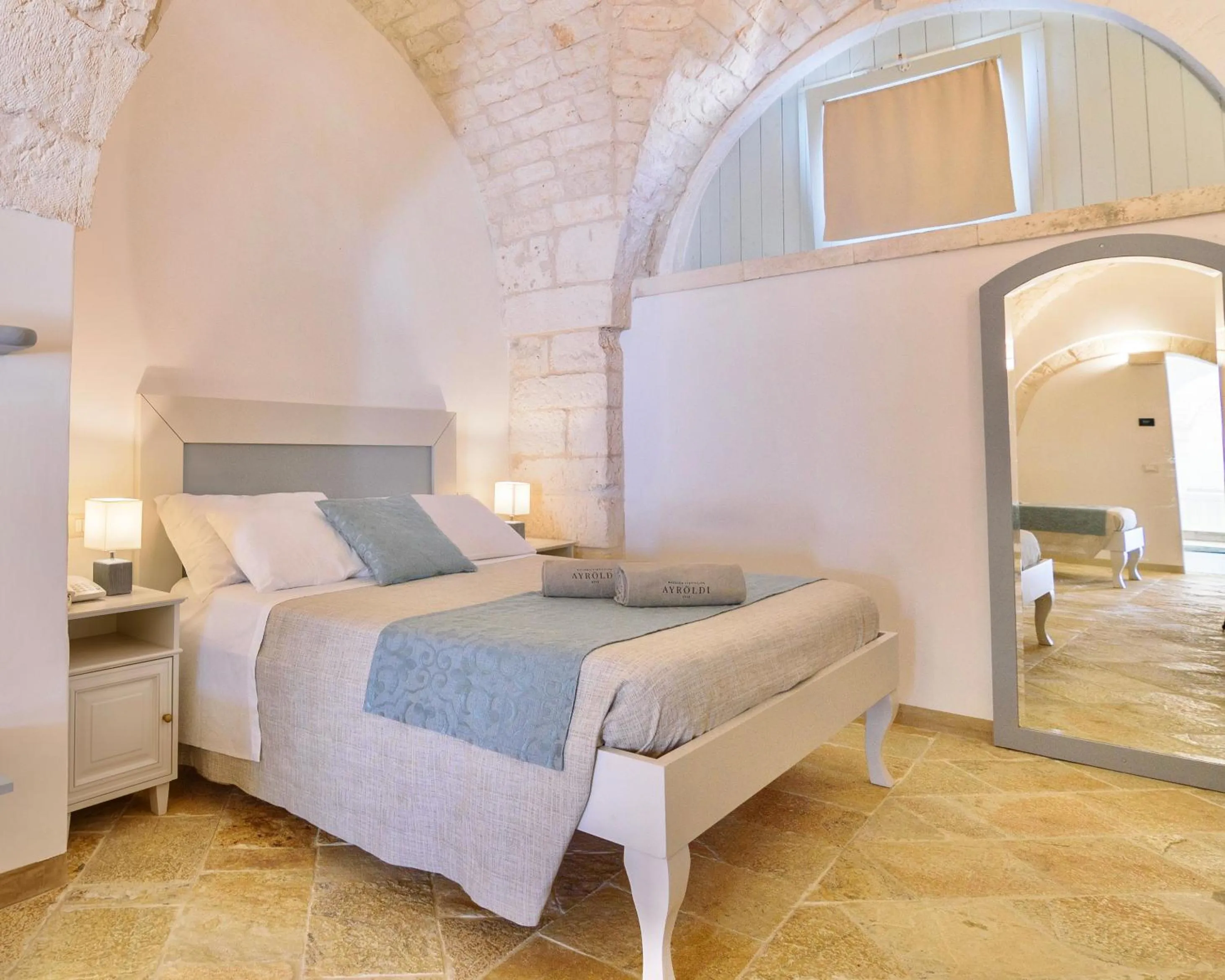 Bed in Masseria Ayroldi