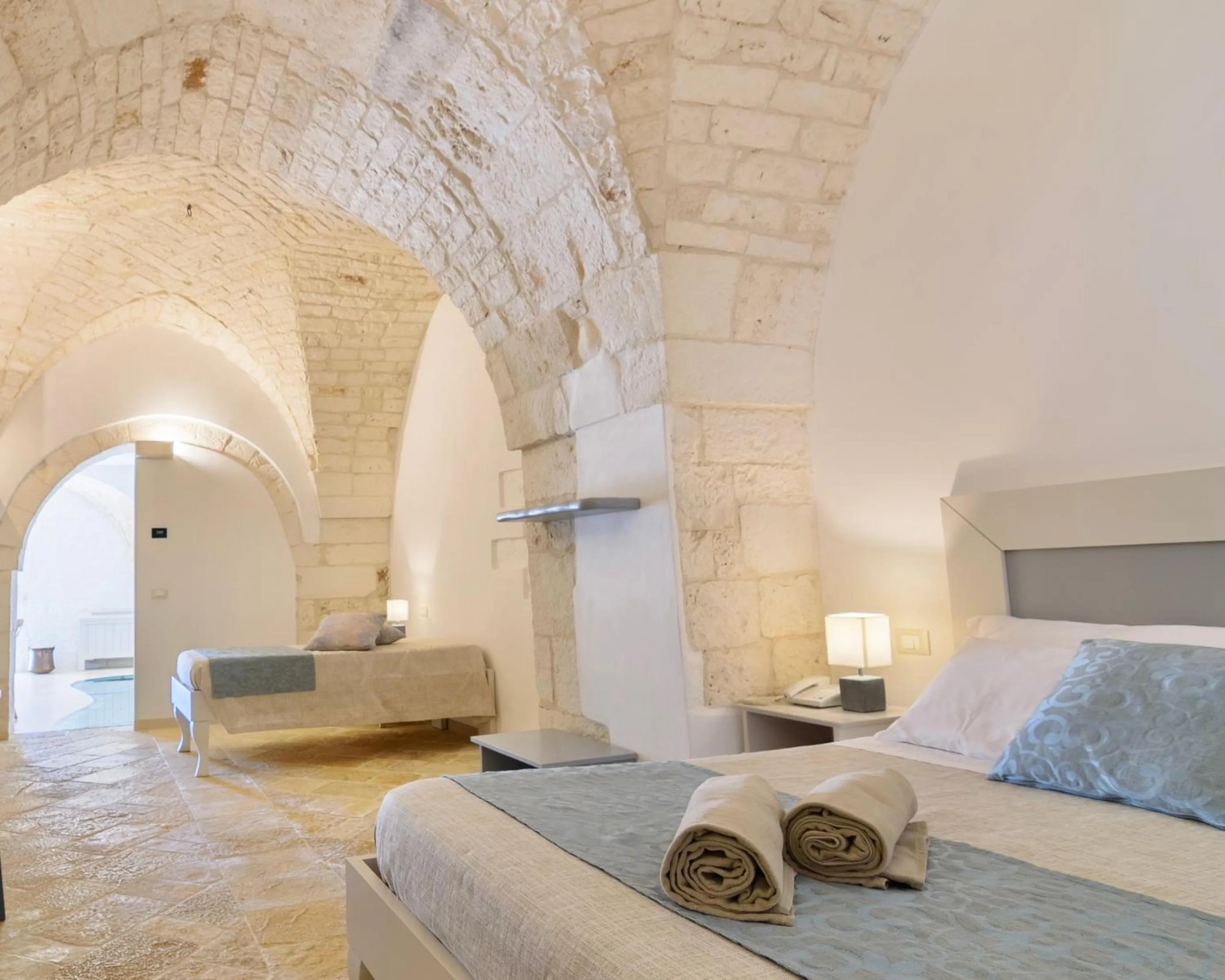 Bed in Masseria Ayroldi