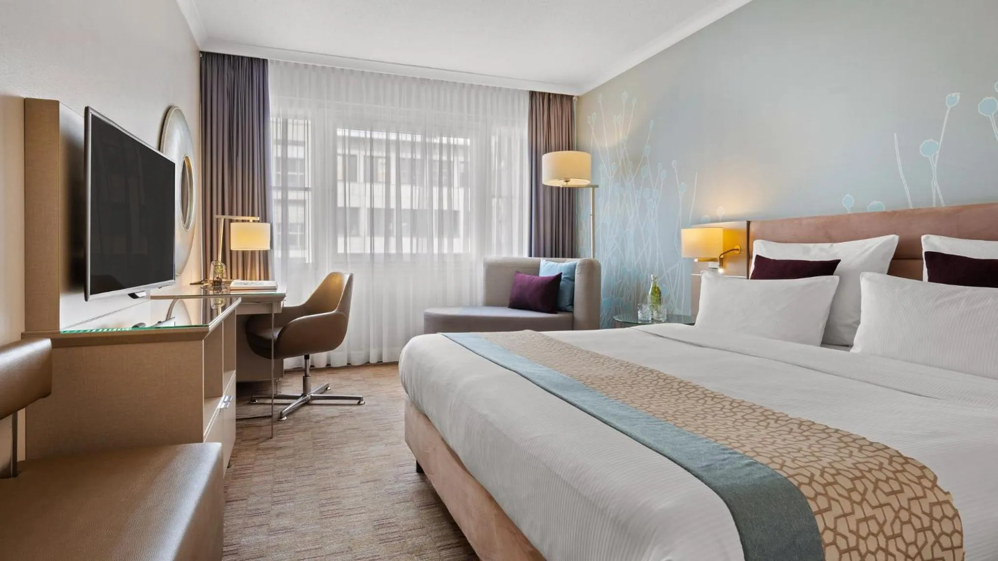 Standard King Room with City View - High Floor in Crowne Plaza Berlin City Centre Ku'damm by IHG