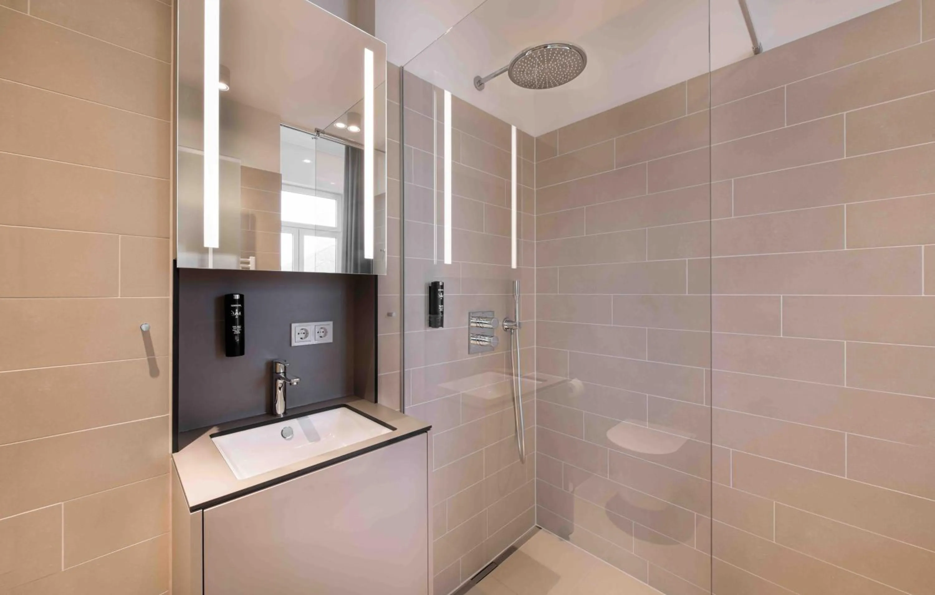 Shower in OBERDECK Studio Apartments - Adults only