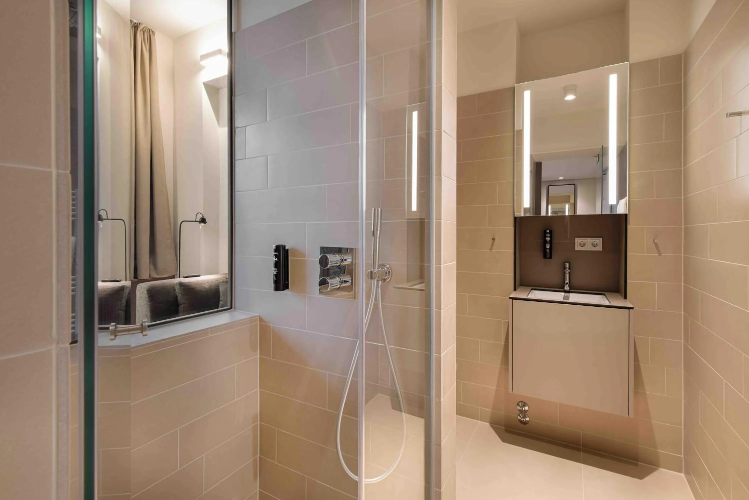 Shower in OBERDECK Studio Apartments - Adults only