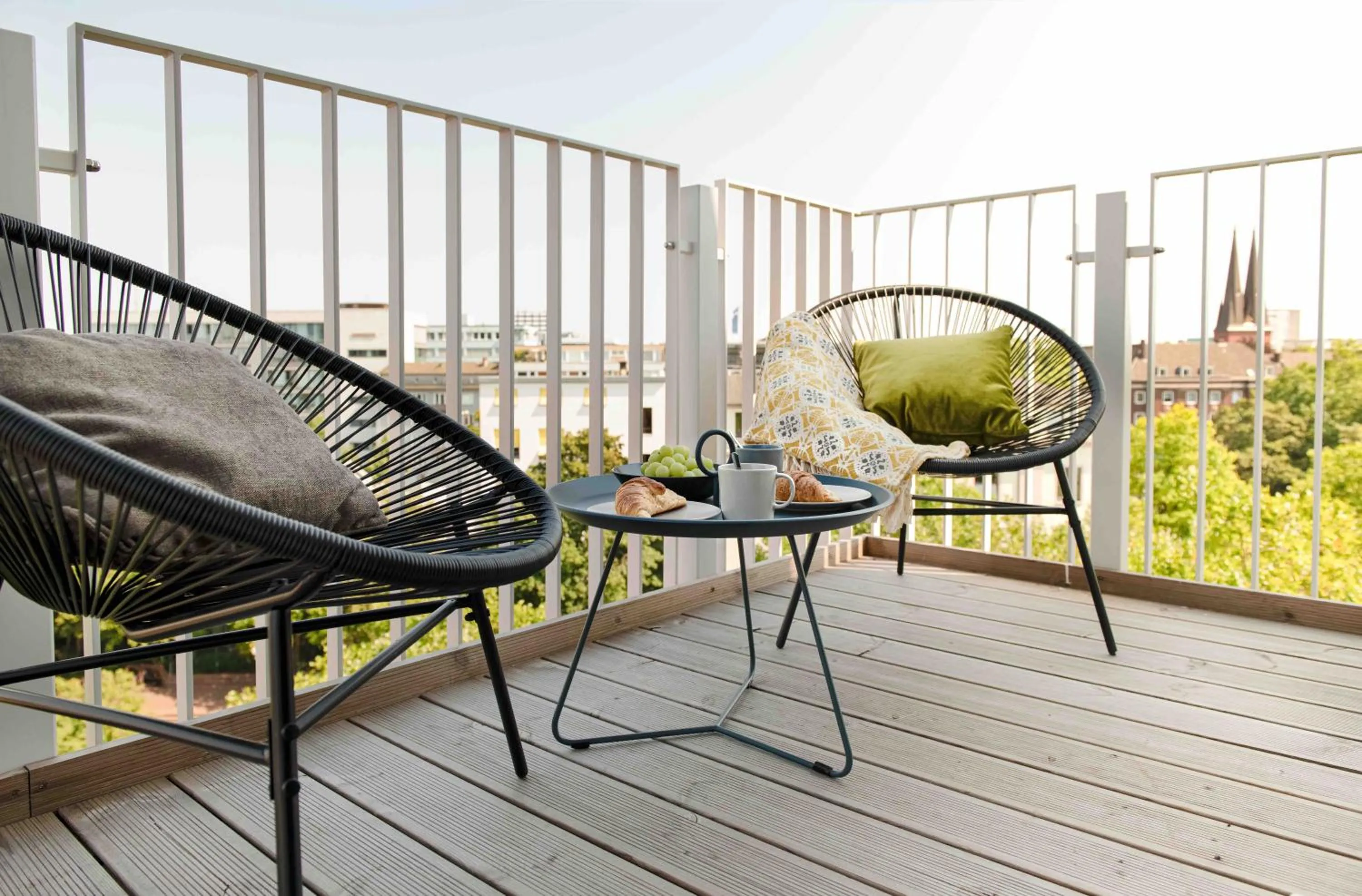 Balcony/Terrace in OBERDECK Studio Apartments - Adults only