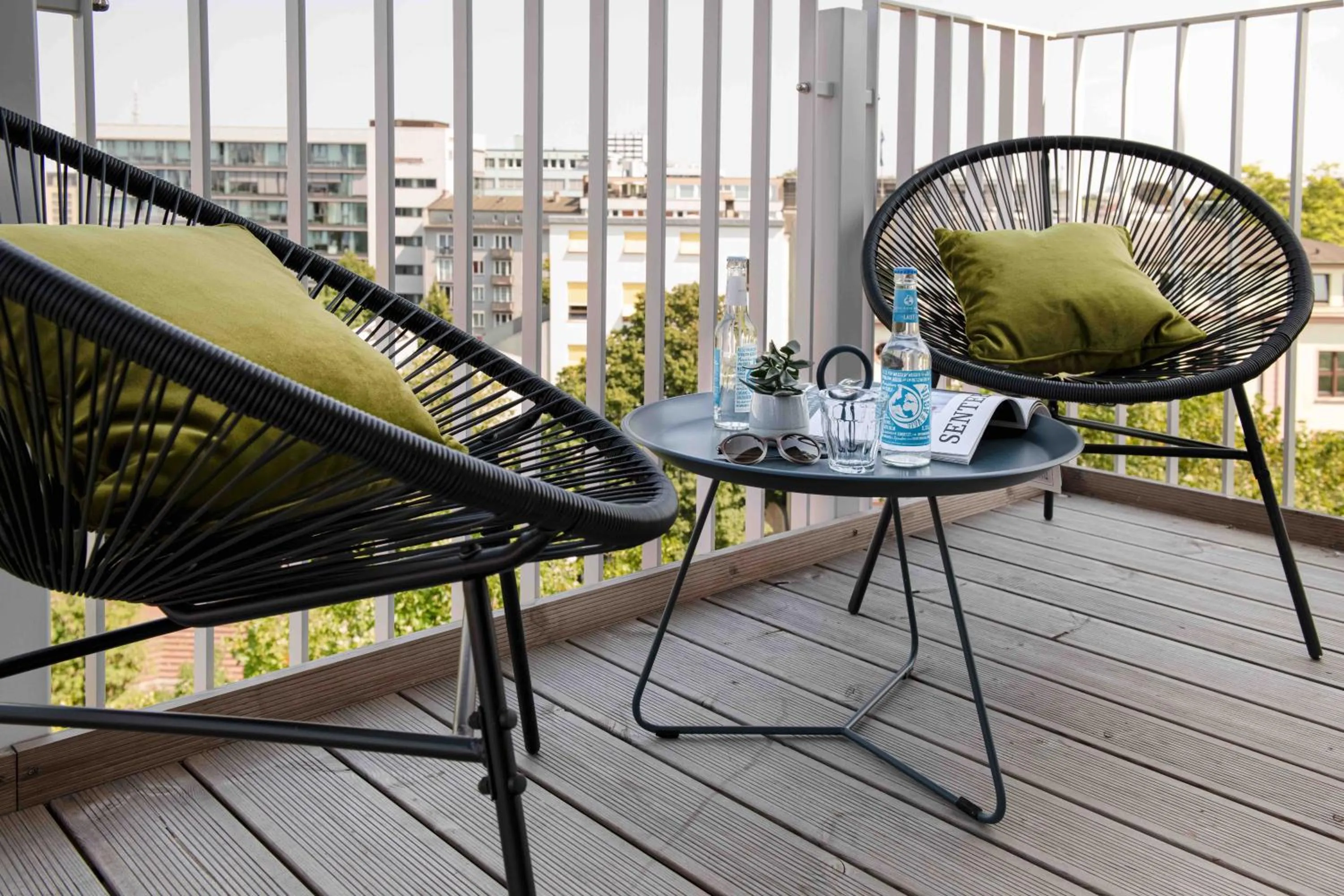 Balcony/Terrace in OBERDECK Studio Apartments - Adults only