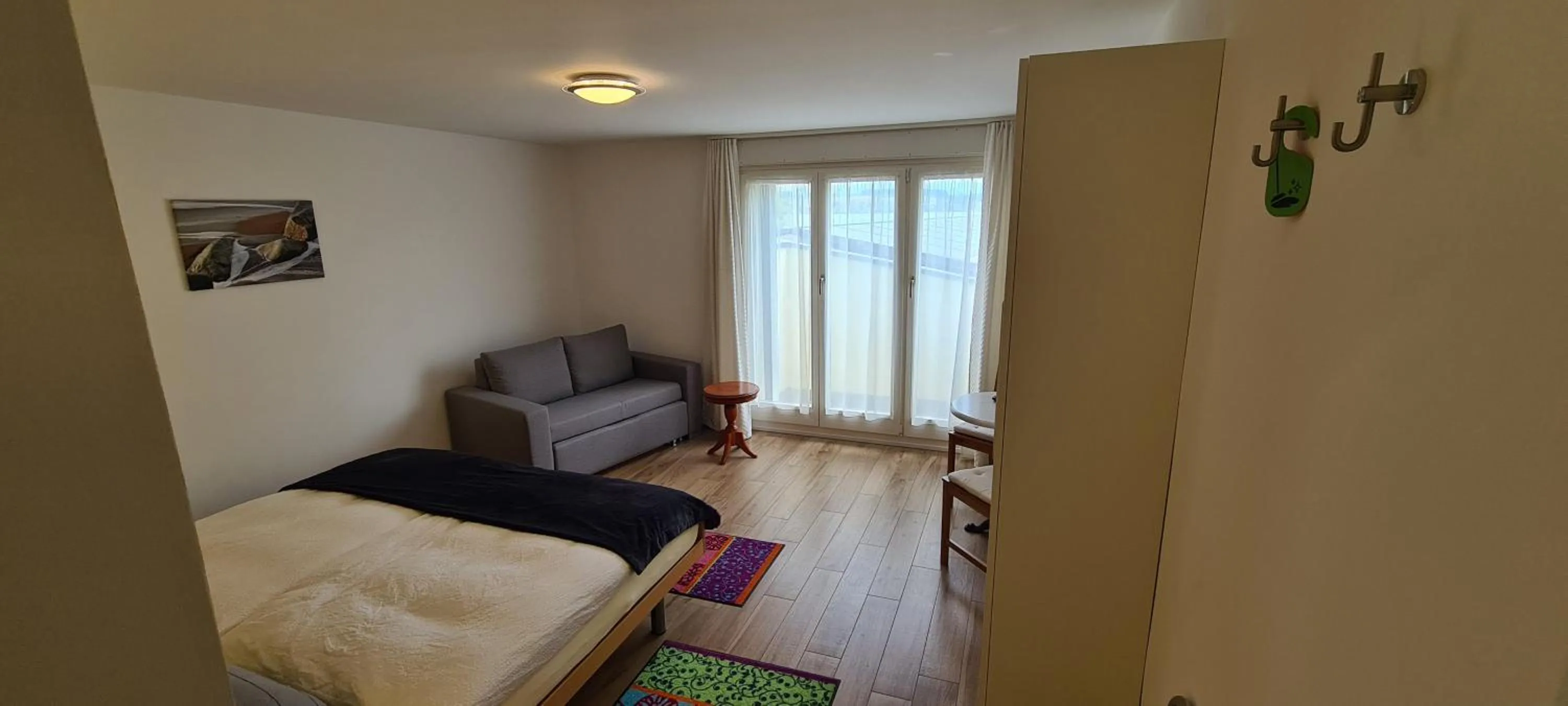 Photo of the whole room, Bed in Hôtel Restaurant Cave Bel-Air