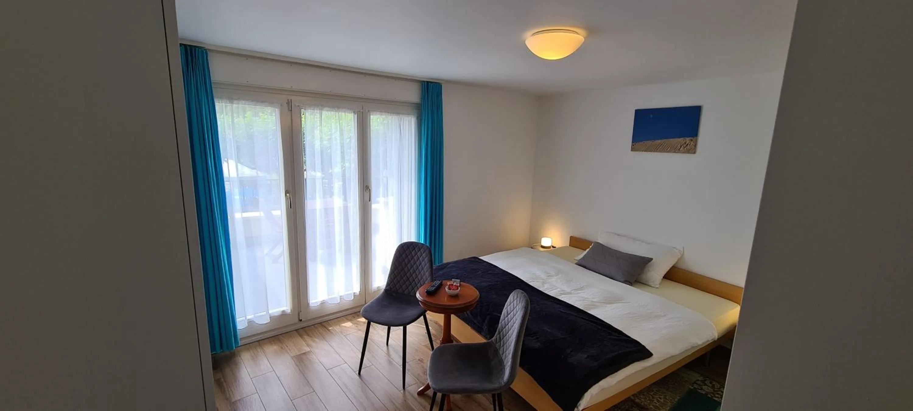 Bed in Hôtel Restaurant Cave Bel-Air