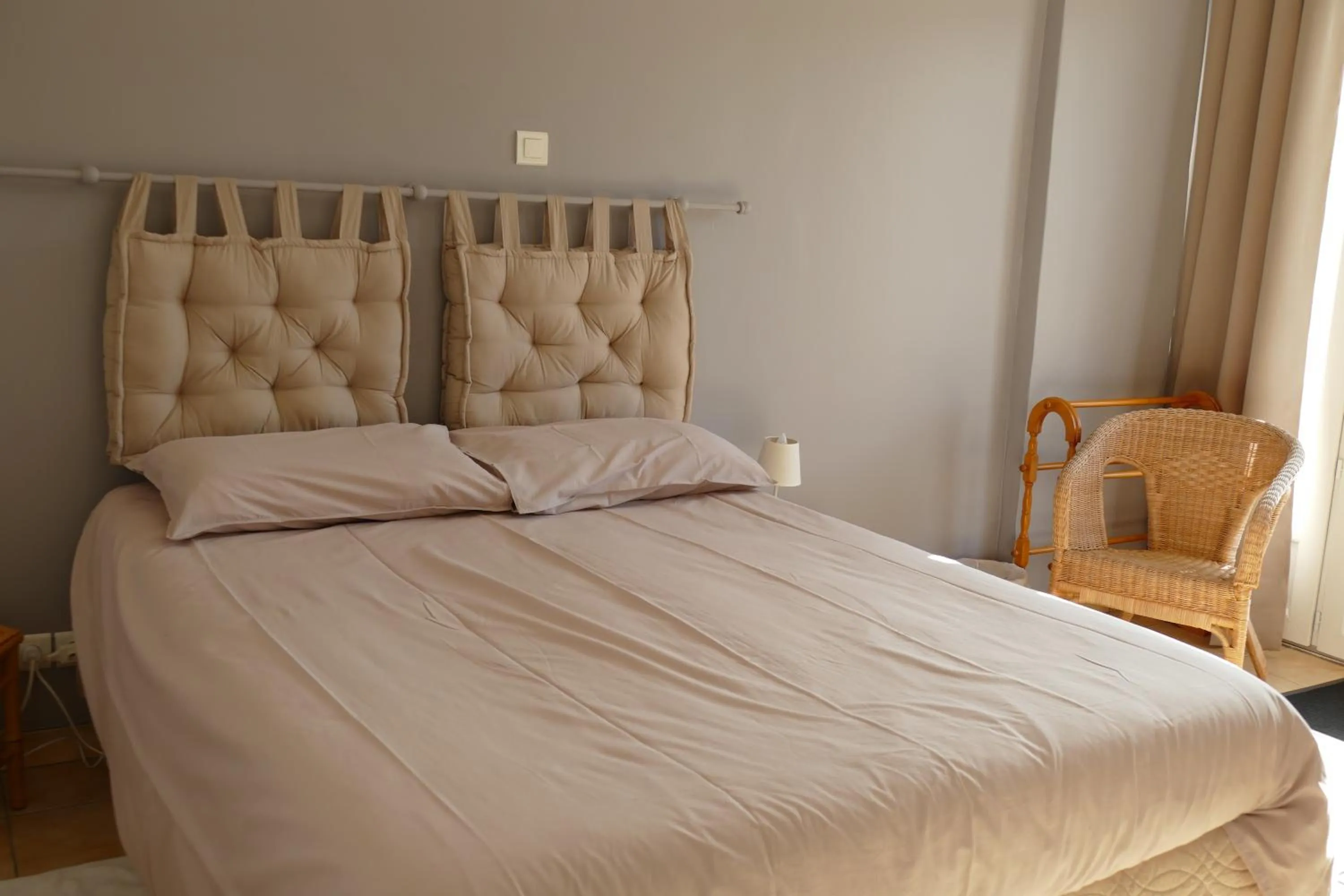 Bed in Chambres d'Hôtes La Chouette