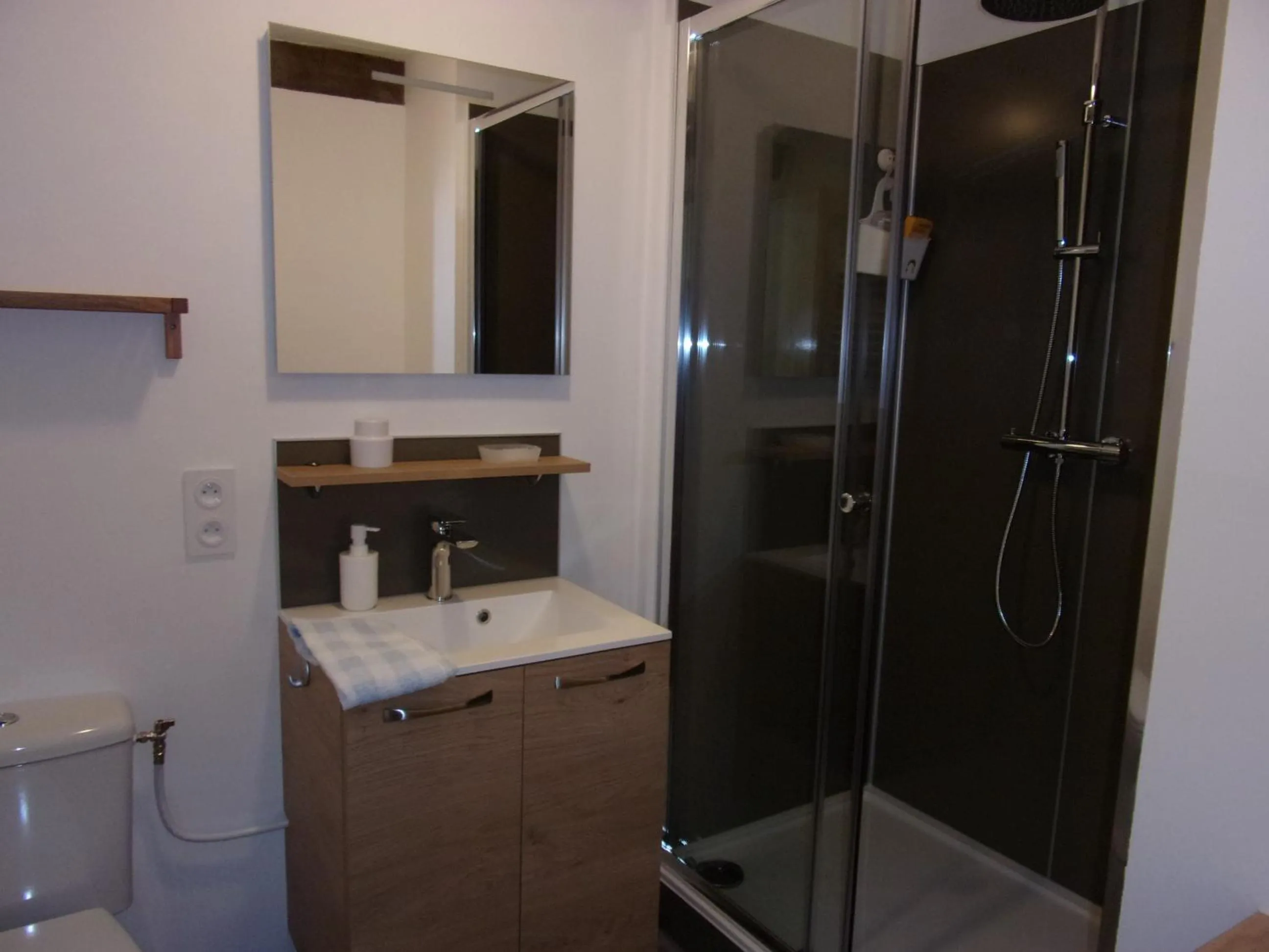 Bathroom in Chambres d'Hôtes La Chouette