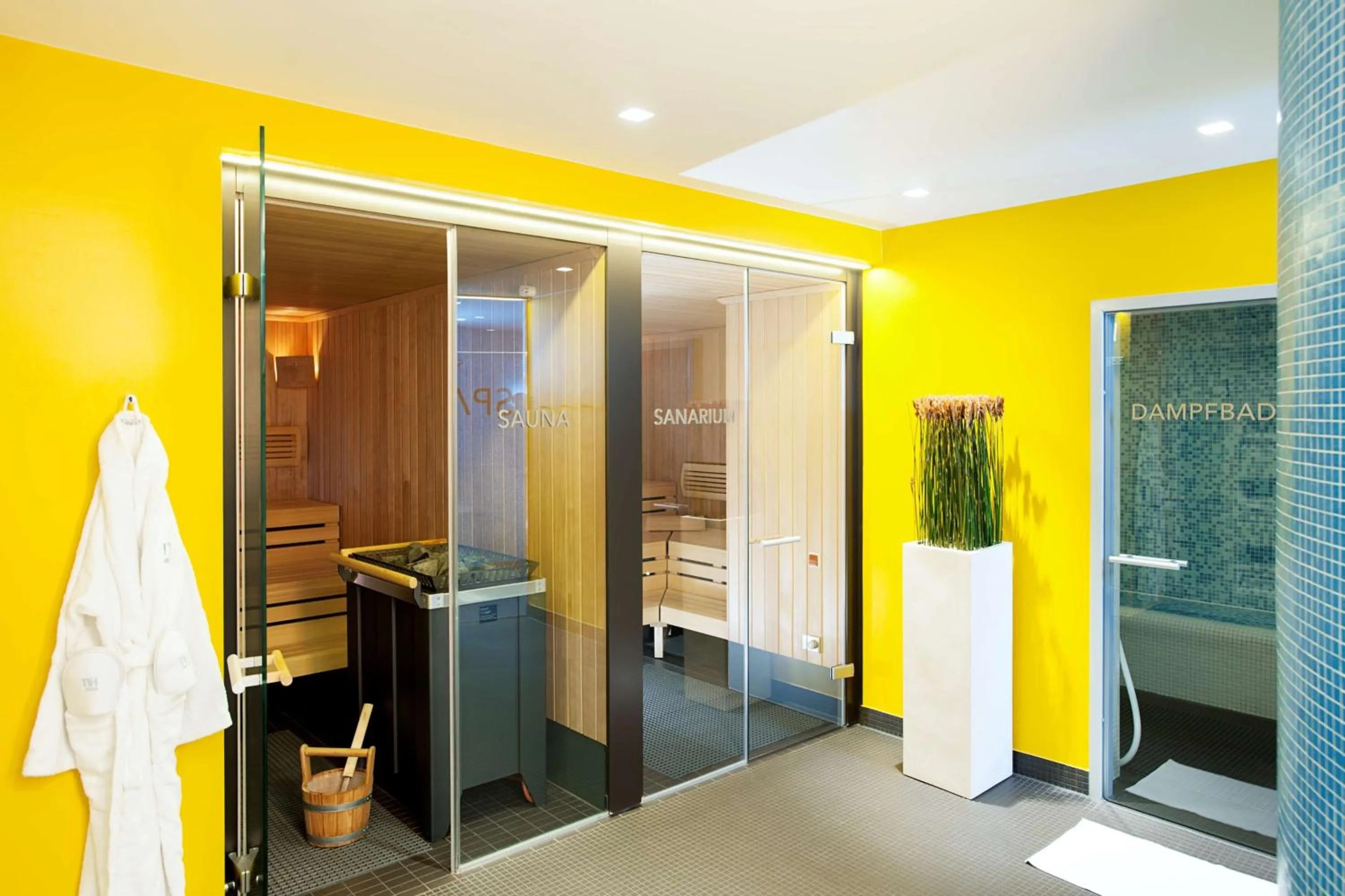 Steam room in NH Collection Berlin Mitte am Checkpoint Charlie