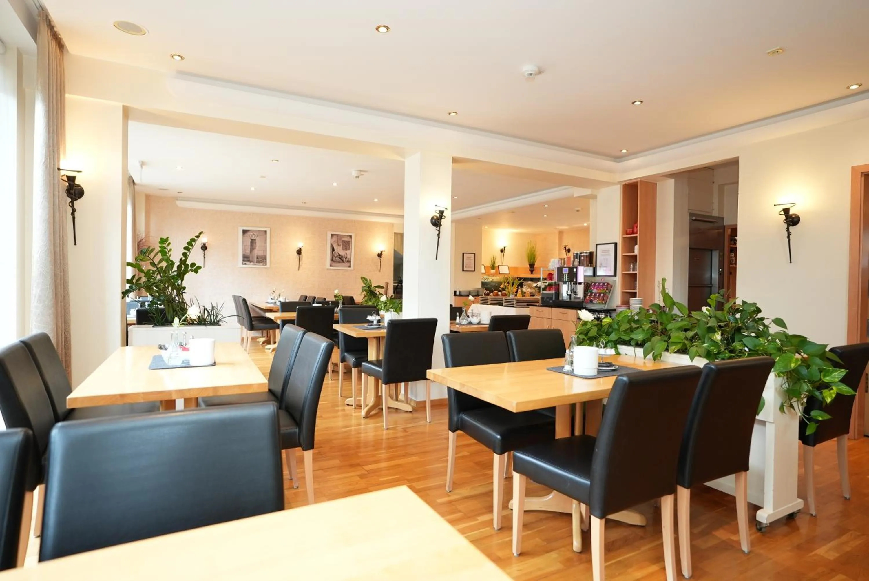 Food and drinks in UNO Hotel Posthof Saarlouis