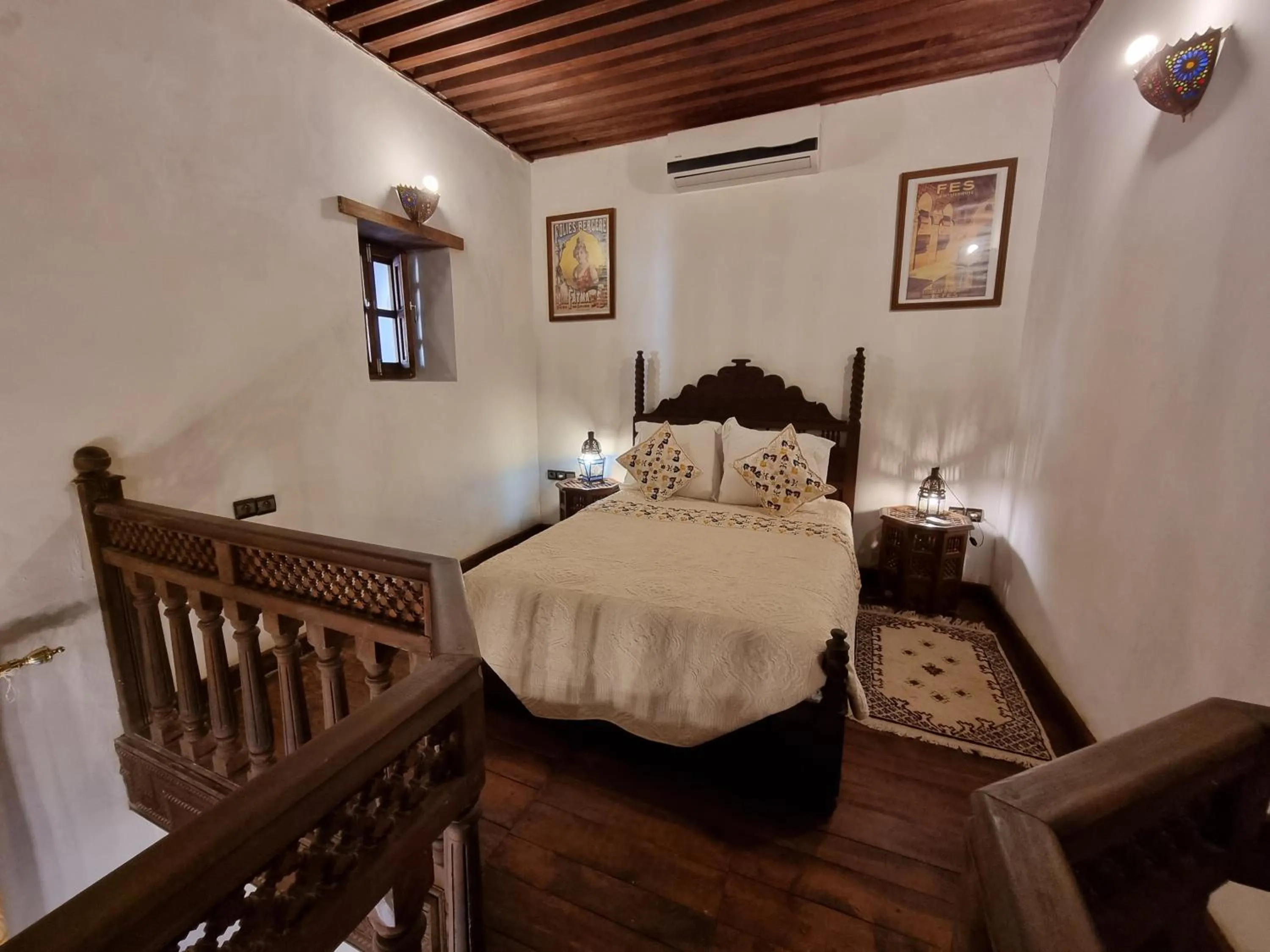 Bed in Riad Le Sucrier de Fès