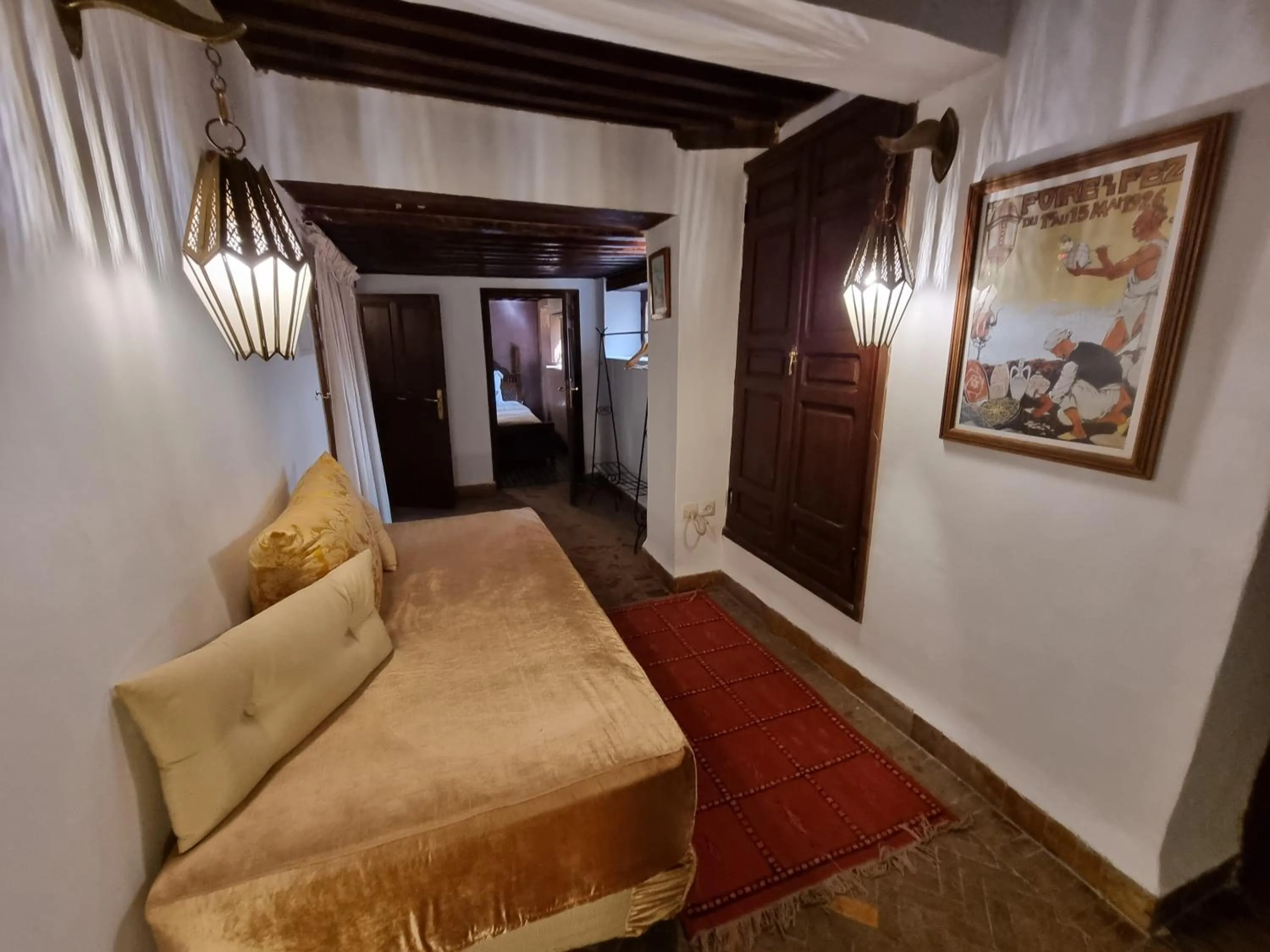 Bed in Riad Le Sucrier de Fès