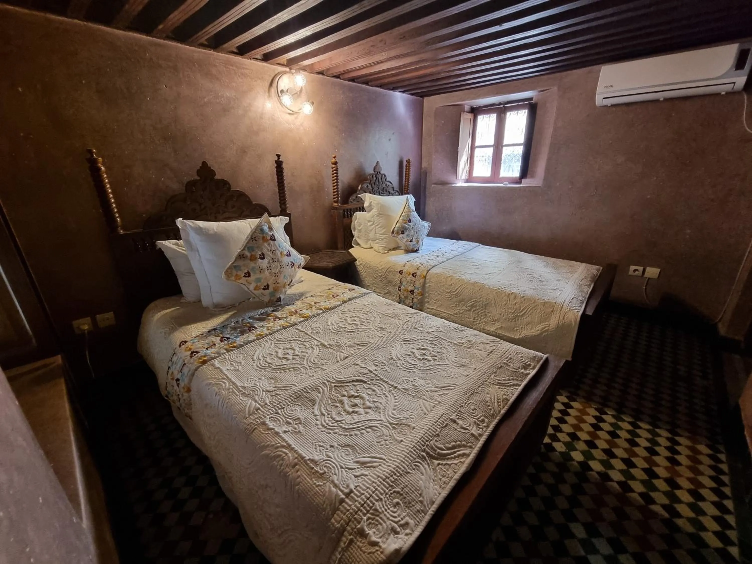 Bed in Riad Le Sucrier de Fès