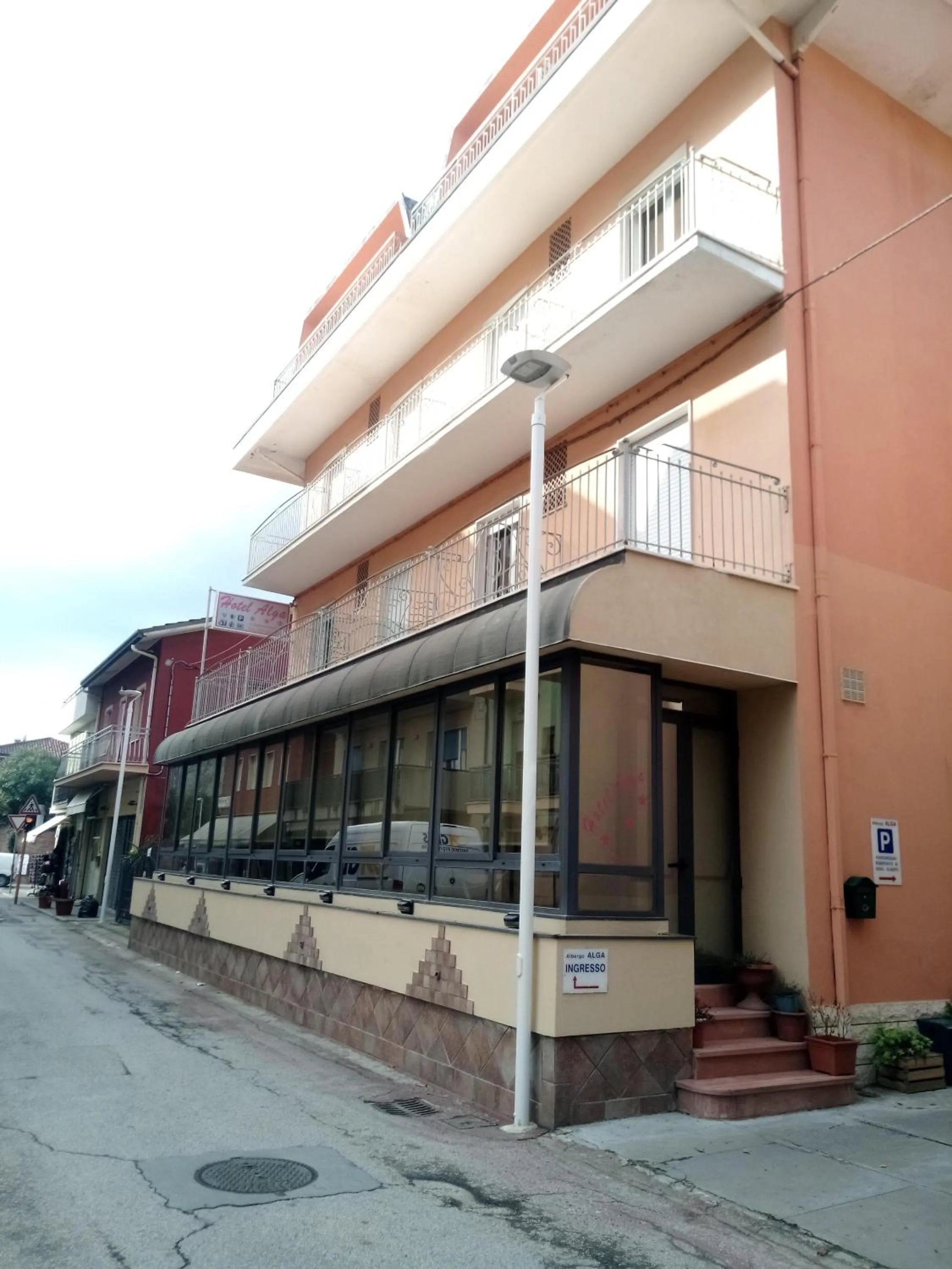 Facade/entrance in Hotel Alga
