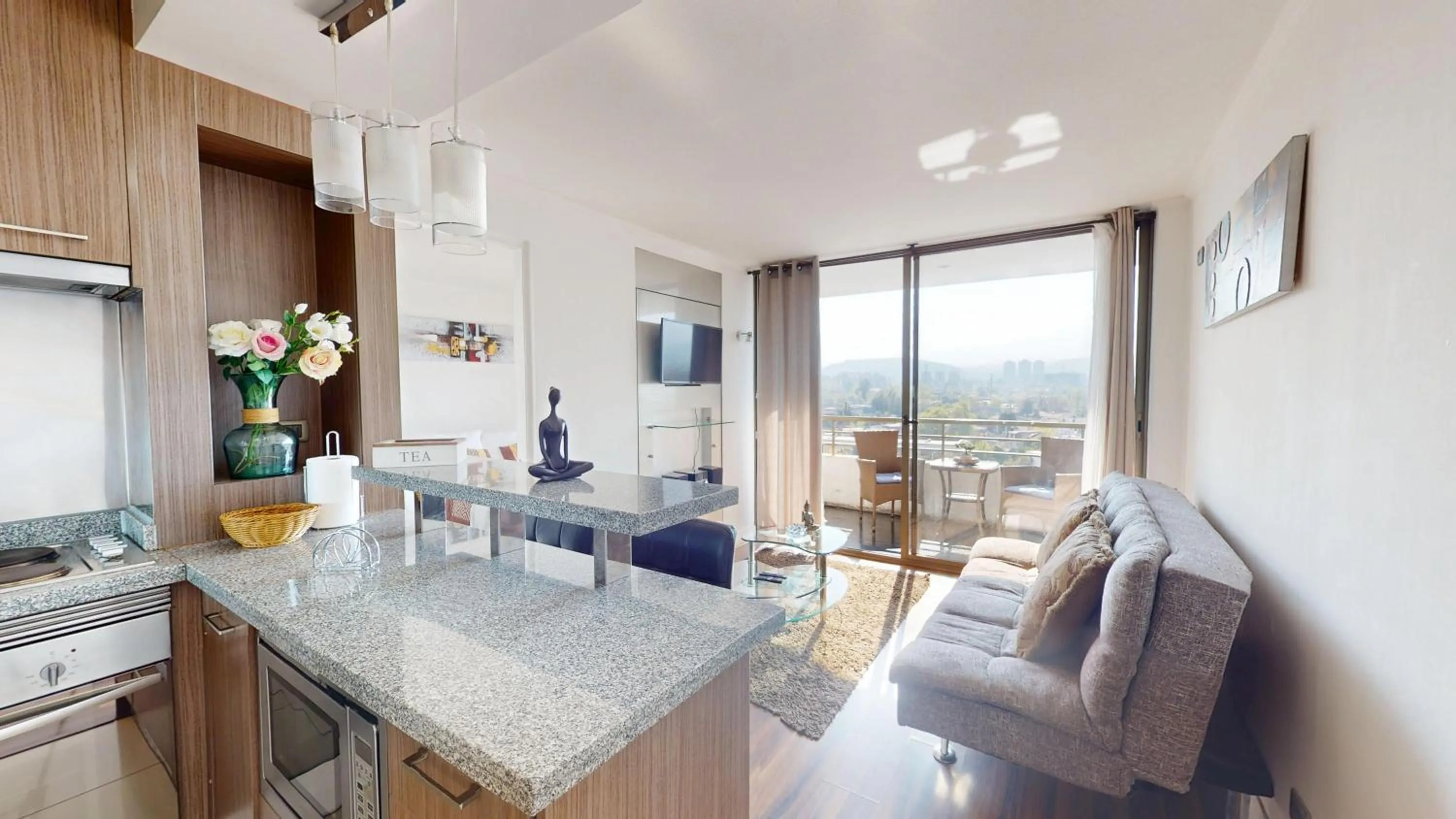 Communal kitchen in Views Cordillera