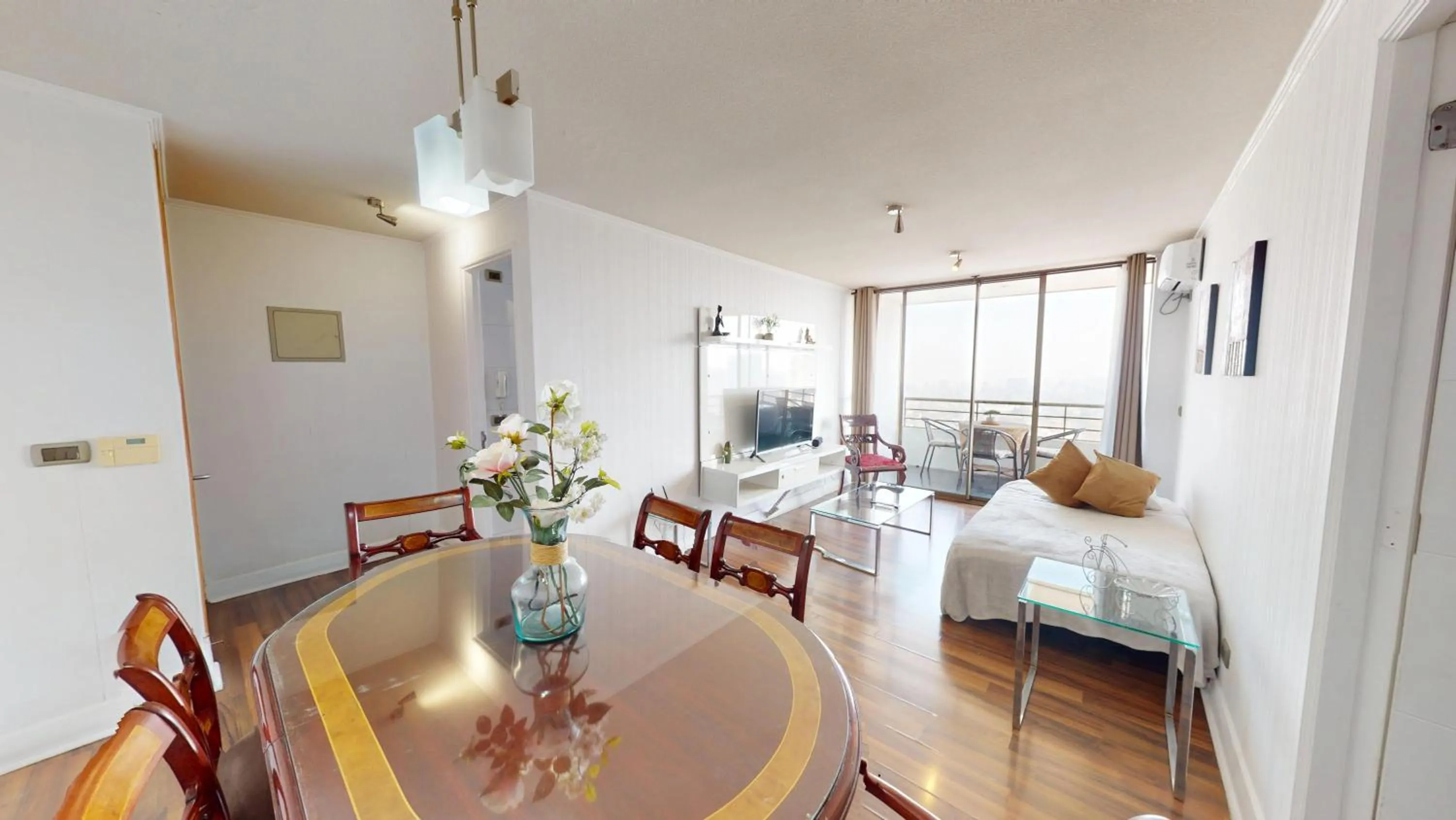 Living room, Bed in Views Cordillera