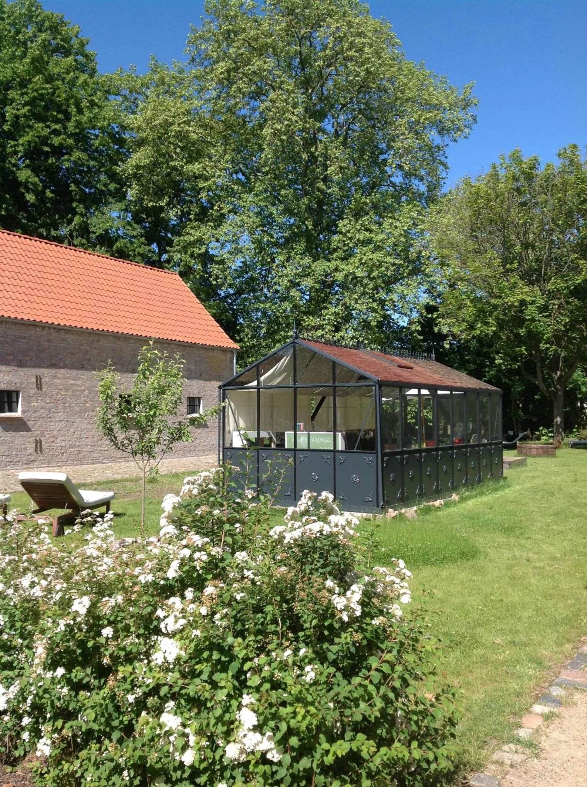 Children play ground in Kavaliershaus Schloß Blücher am Finckenersee