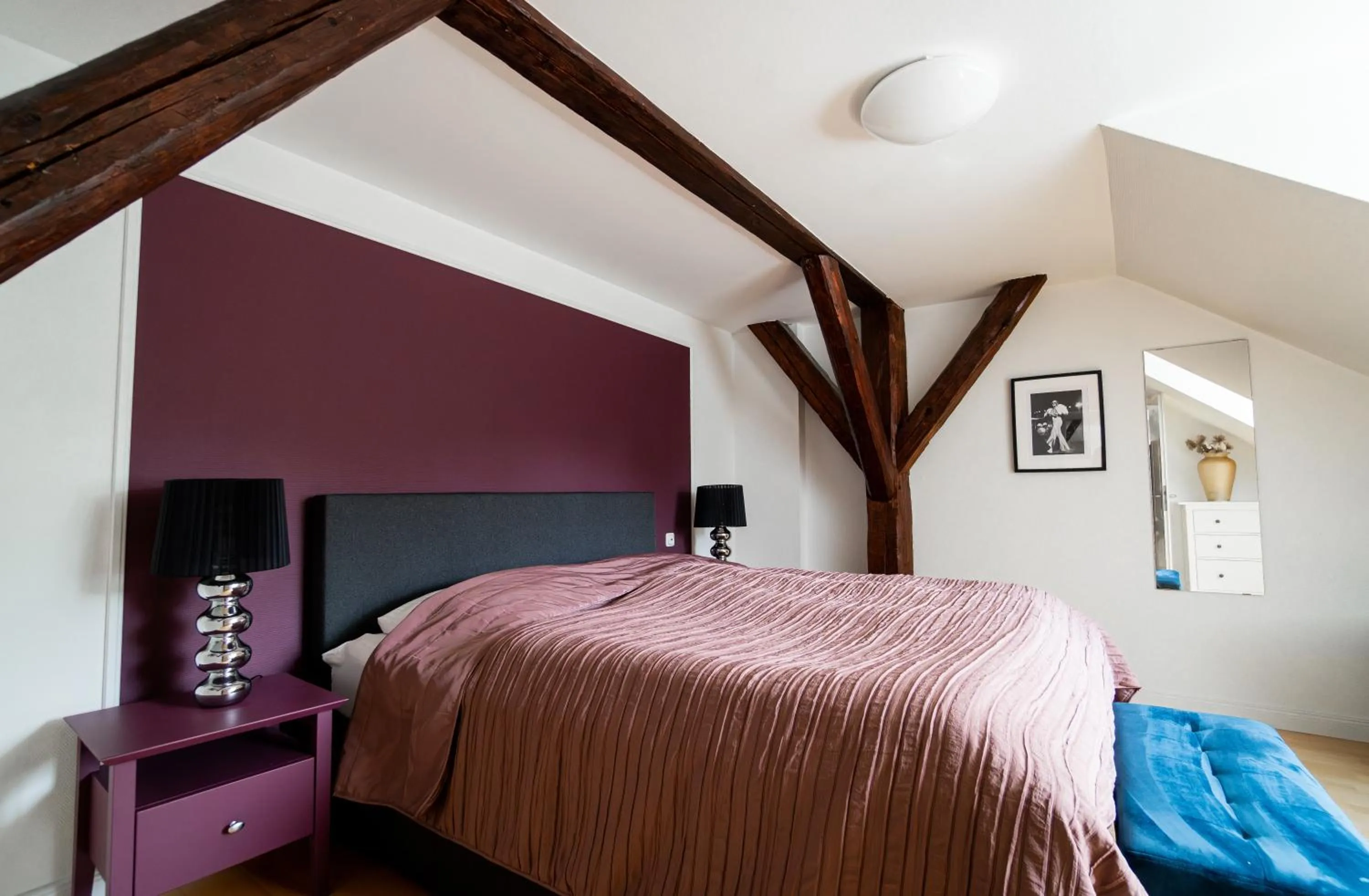 Bedroom, Bed in Schloss Harkensee