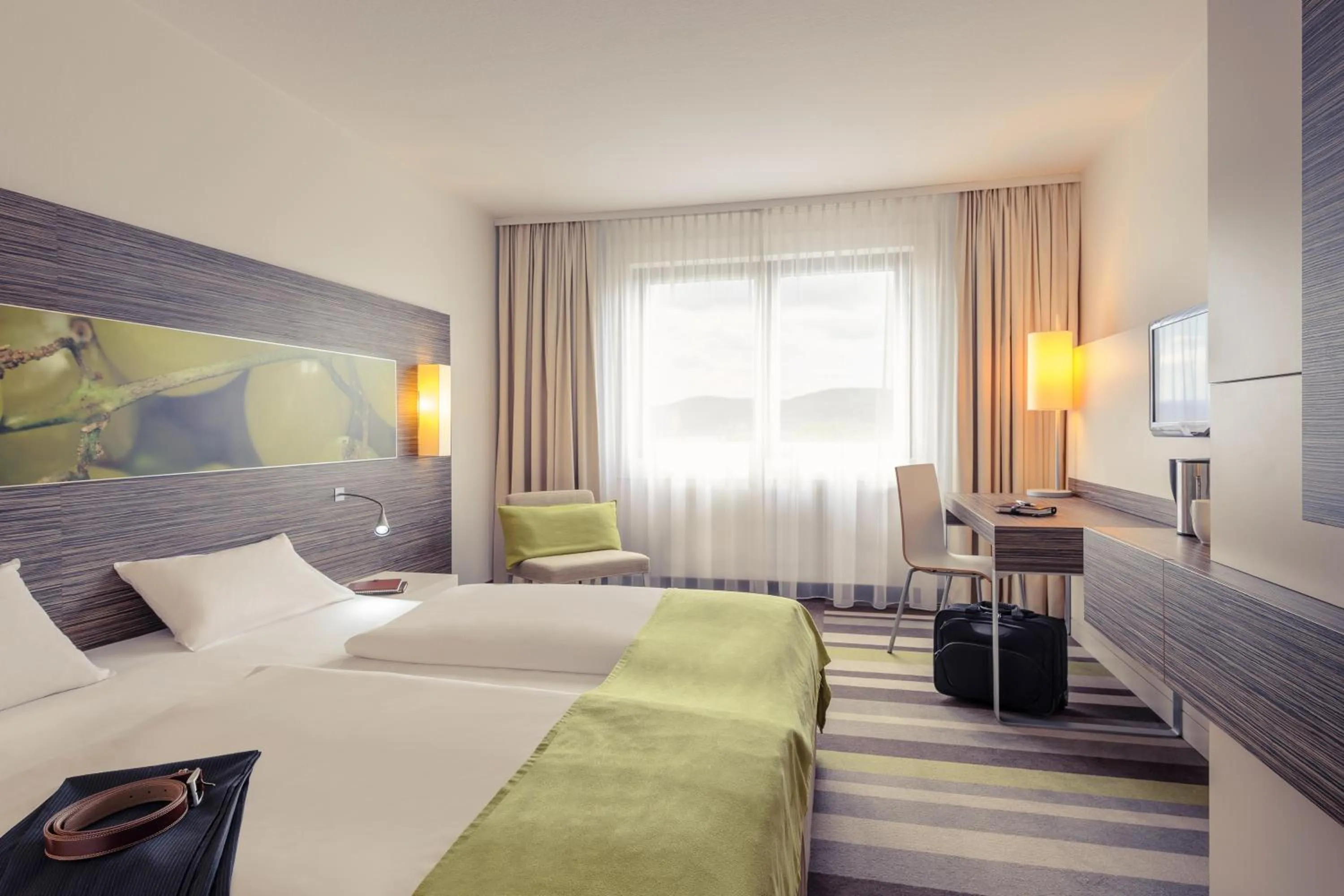 Bed in Mercure Hotel Koblenz