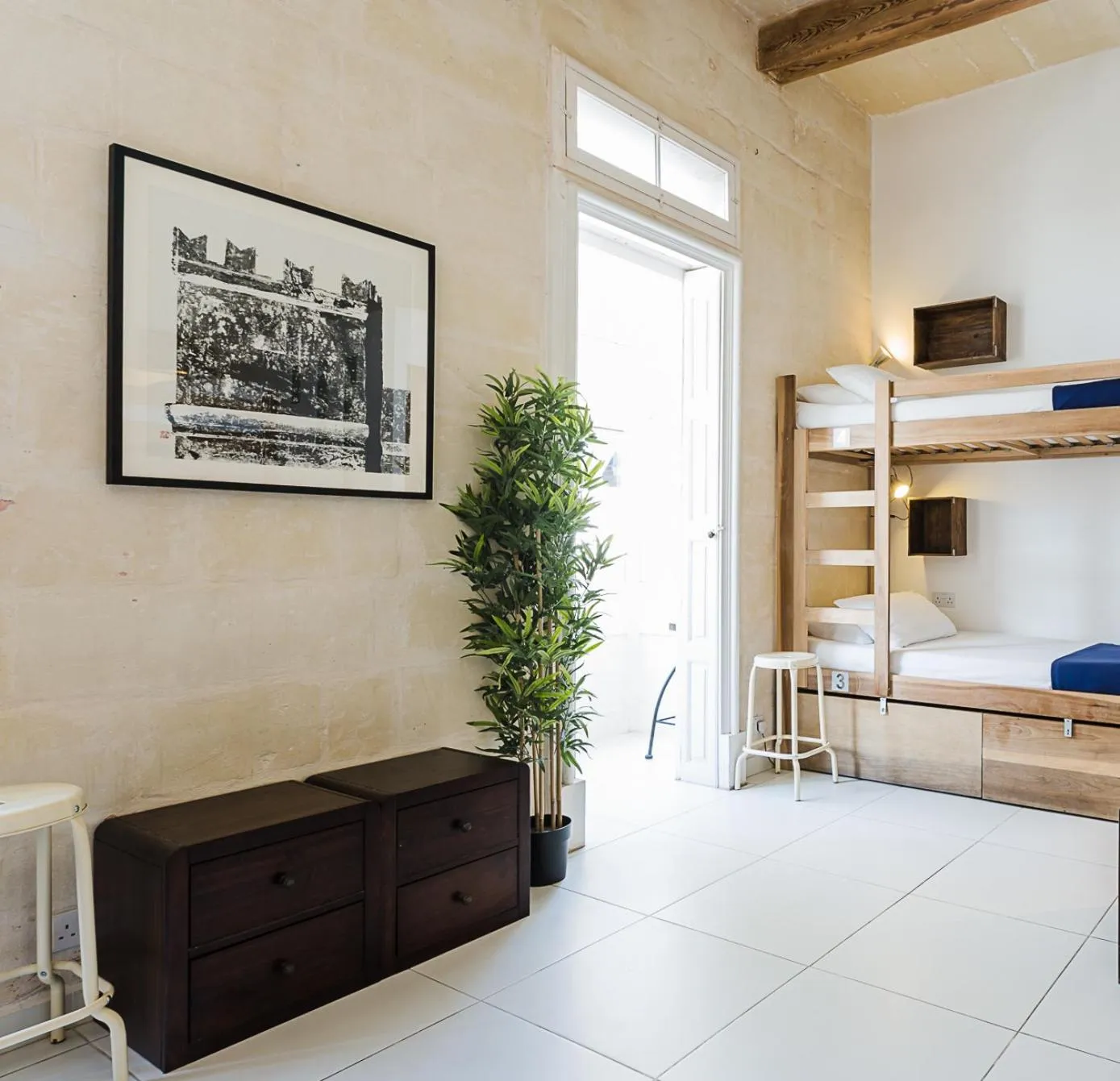 Bed in Two Pillows Boutique Hostel