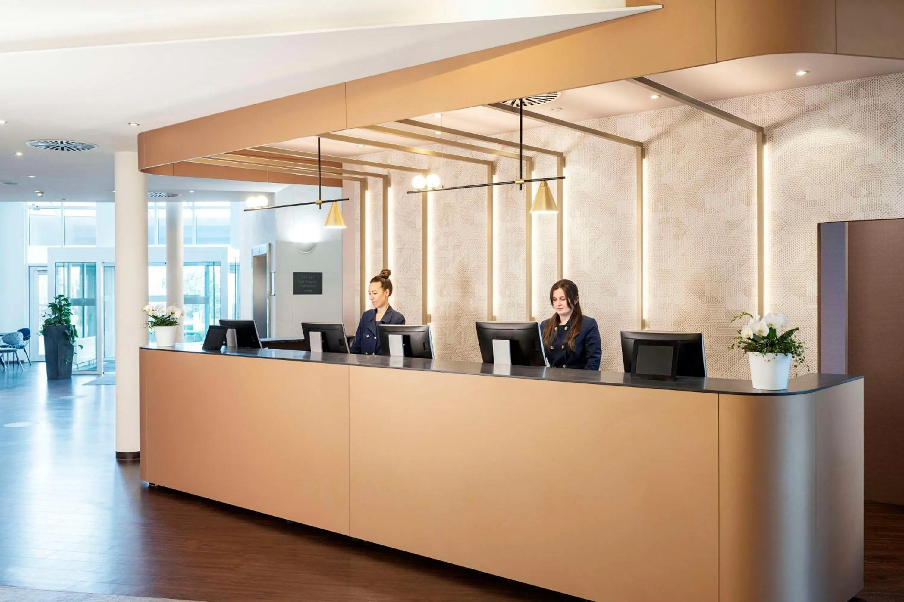 Lobby or reception in NH München Airport