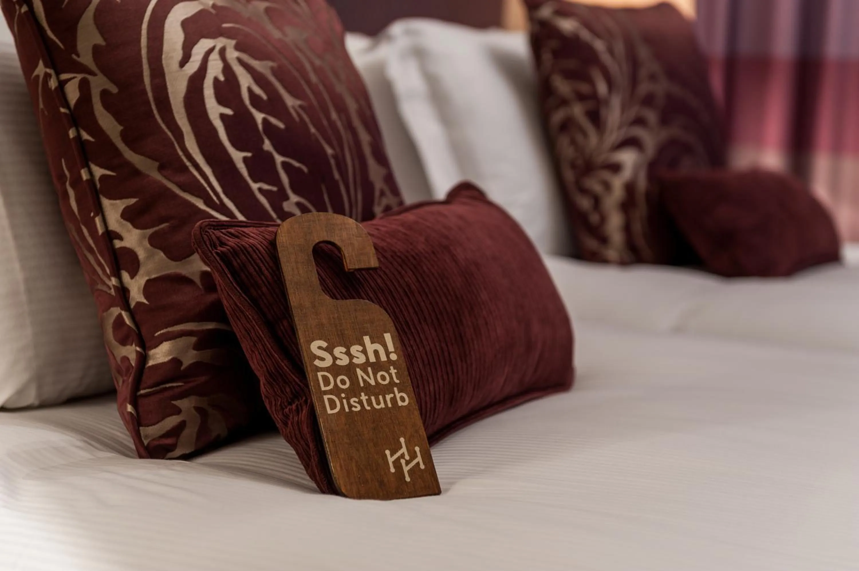 Decorative detail, Bed in Halifax Hall