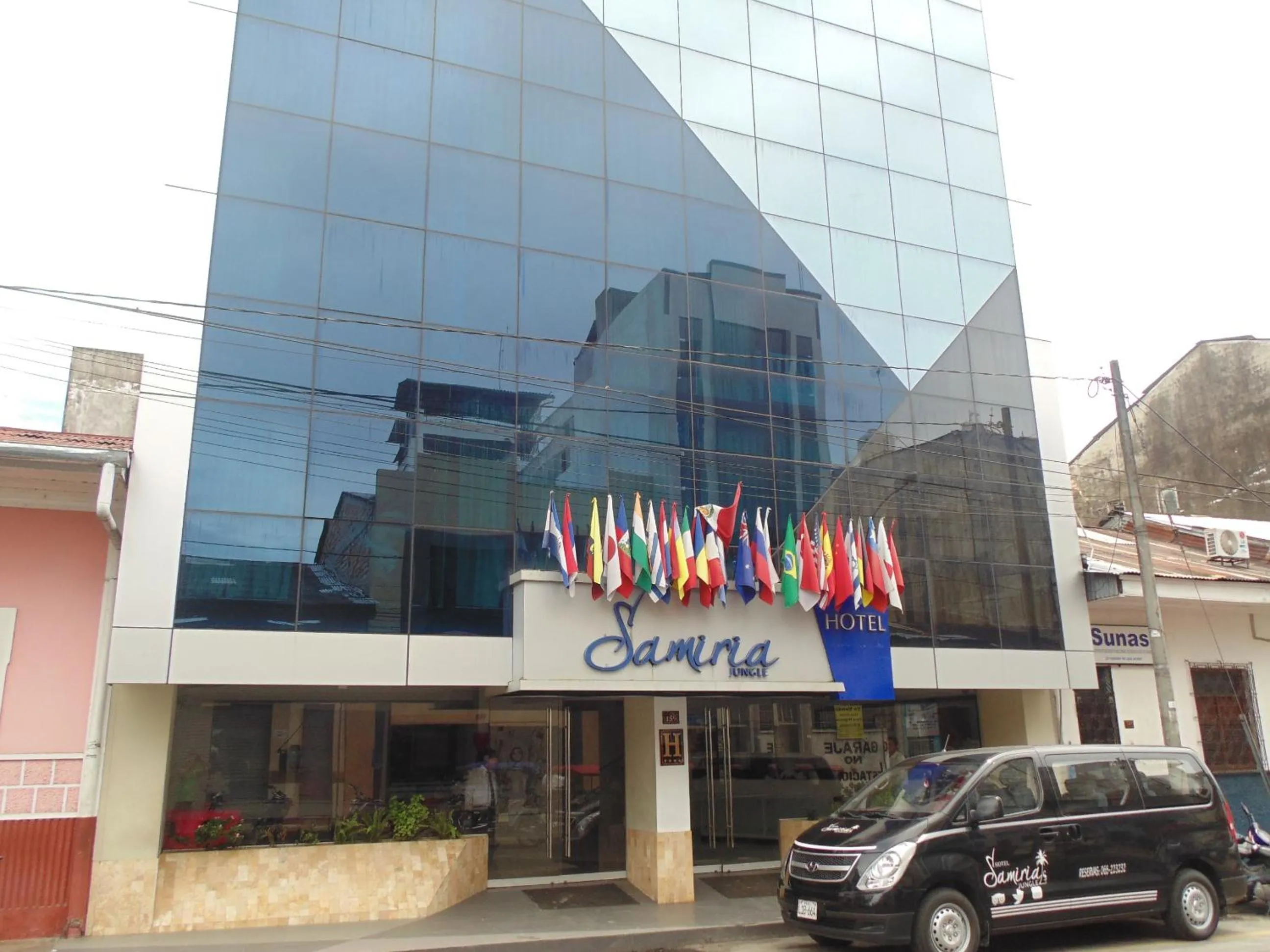 Facade/entrance in Samiria Jungle Hotel
