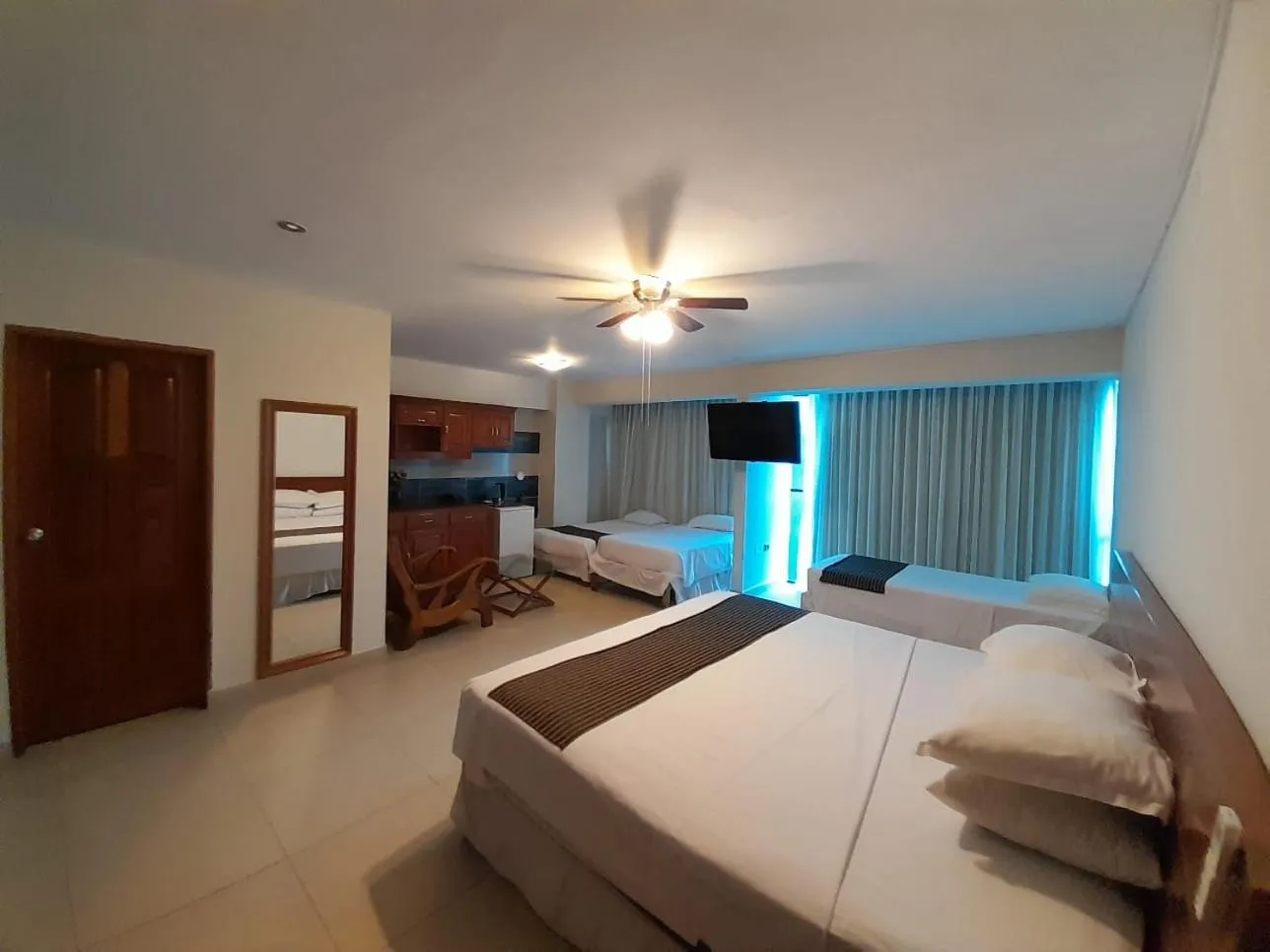 Bed in Samiria Jungle Hotel