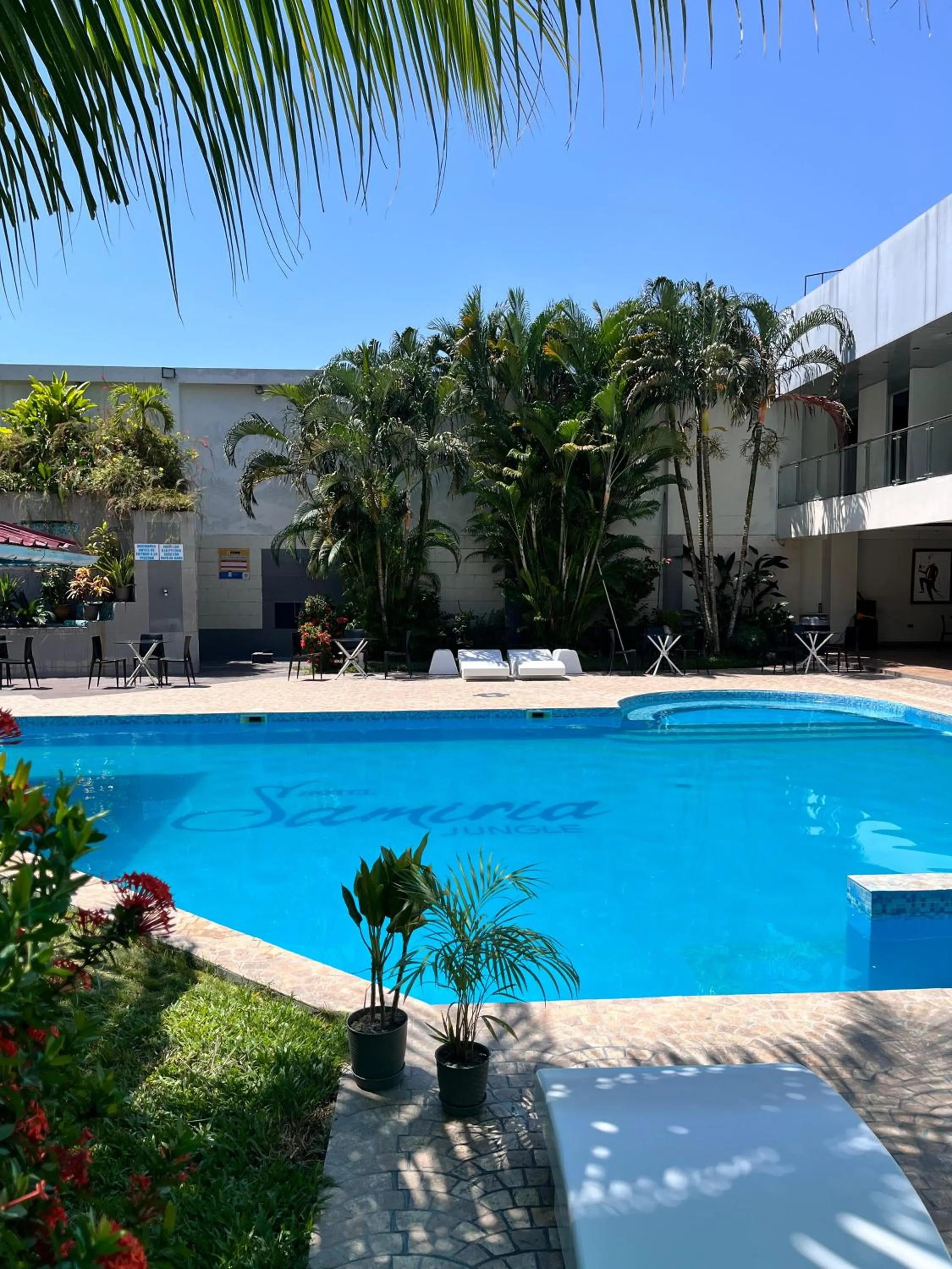 Swimming pool in Samiria Jungle Hotel