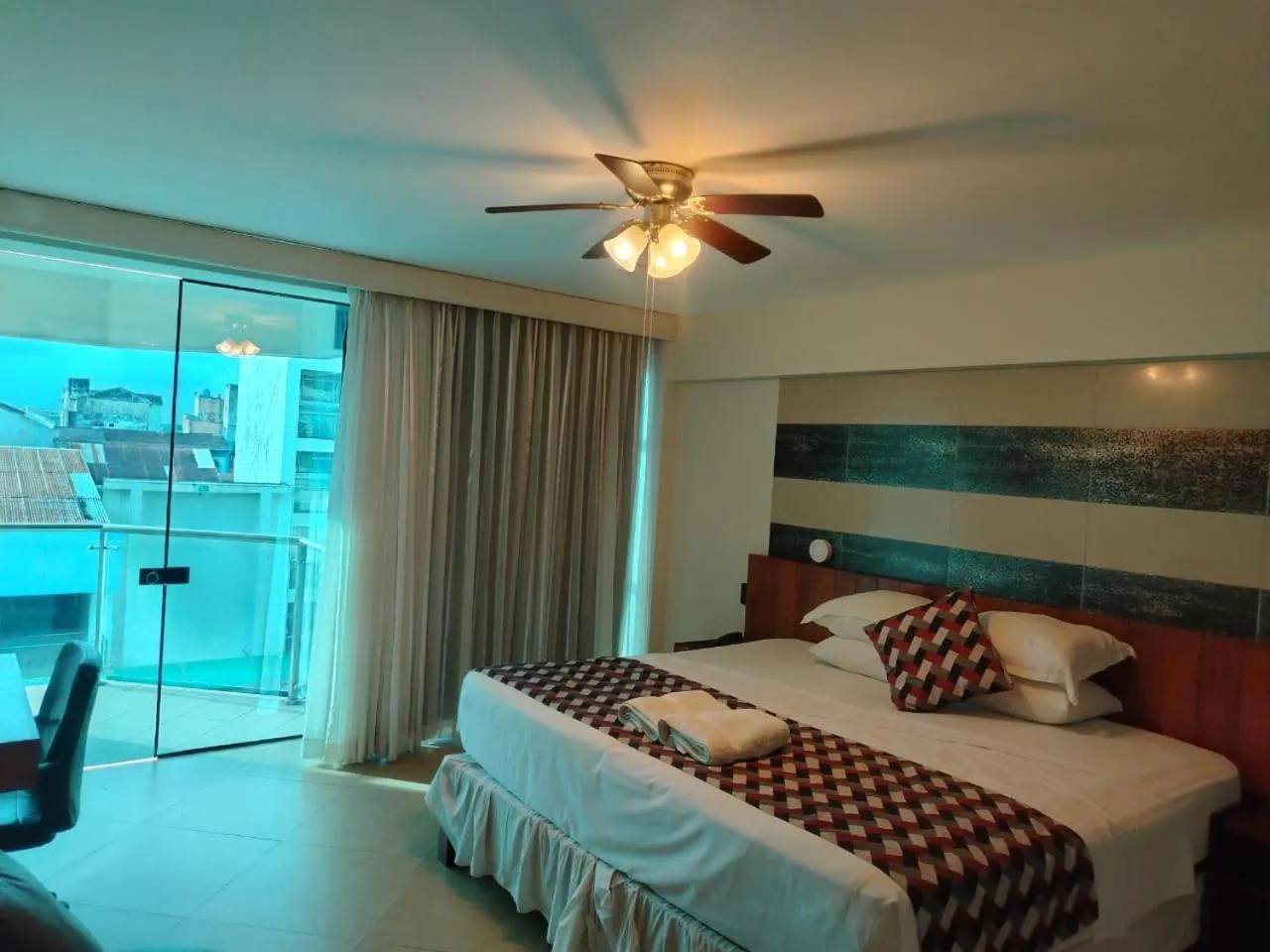 Bed in Samiria Jungle Hotel