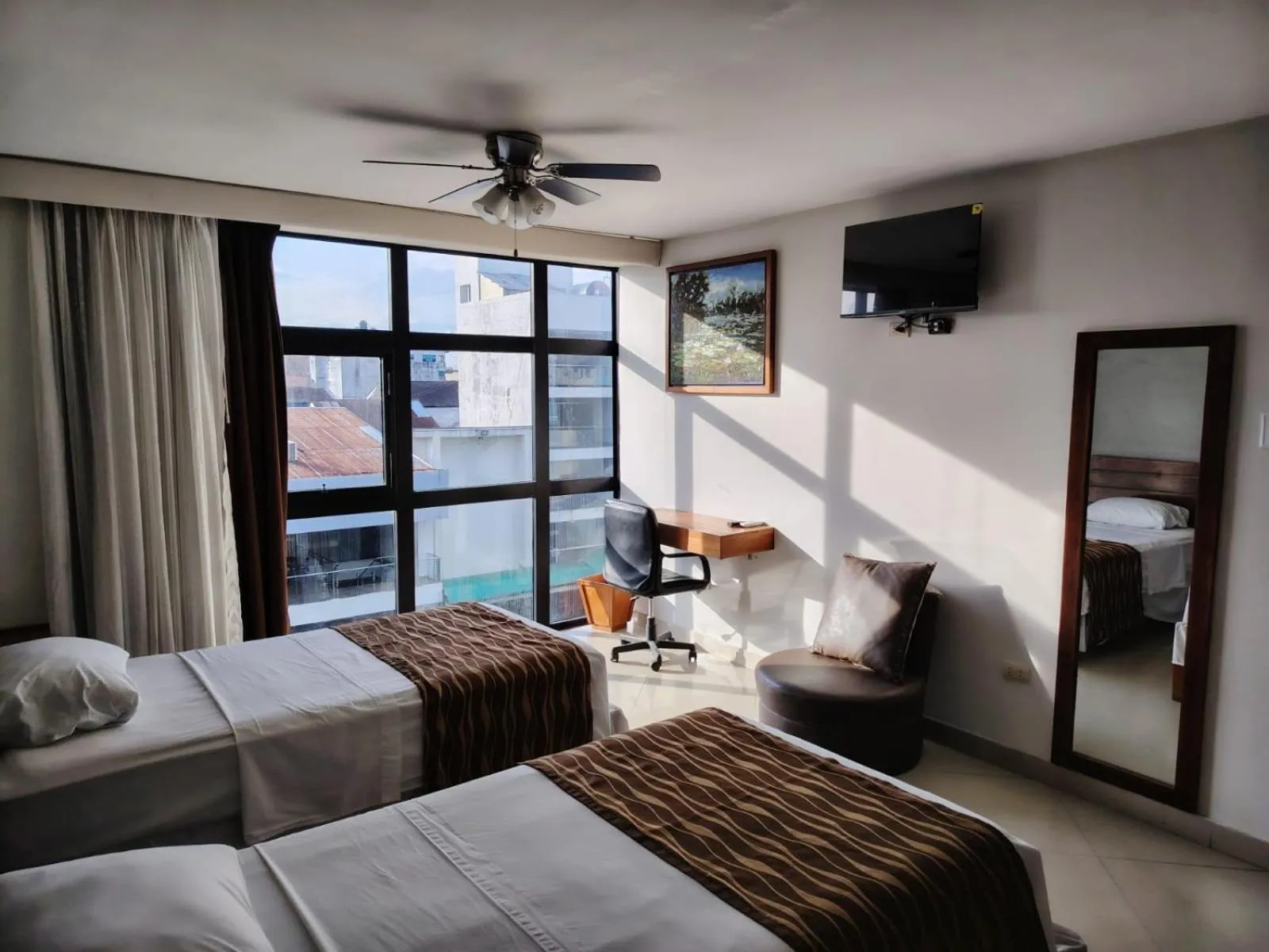 Bed in Samiria Jungle Hotel