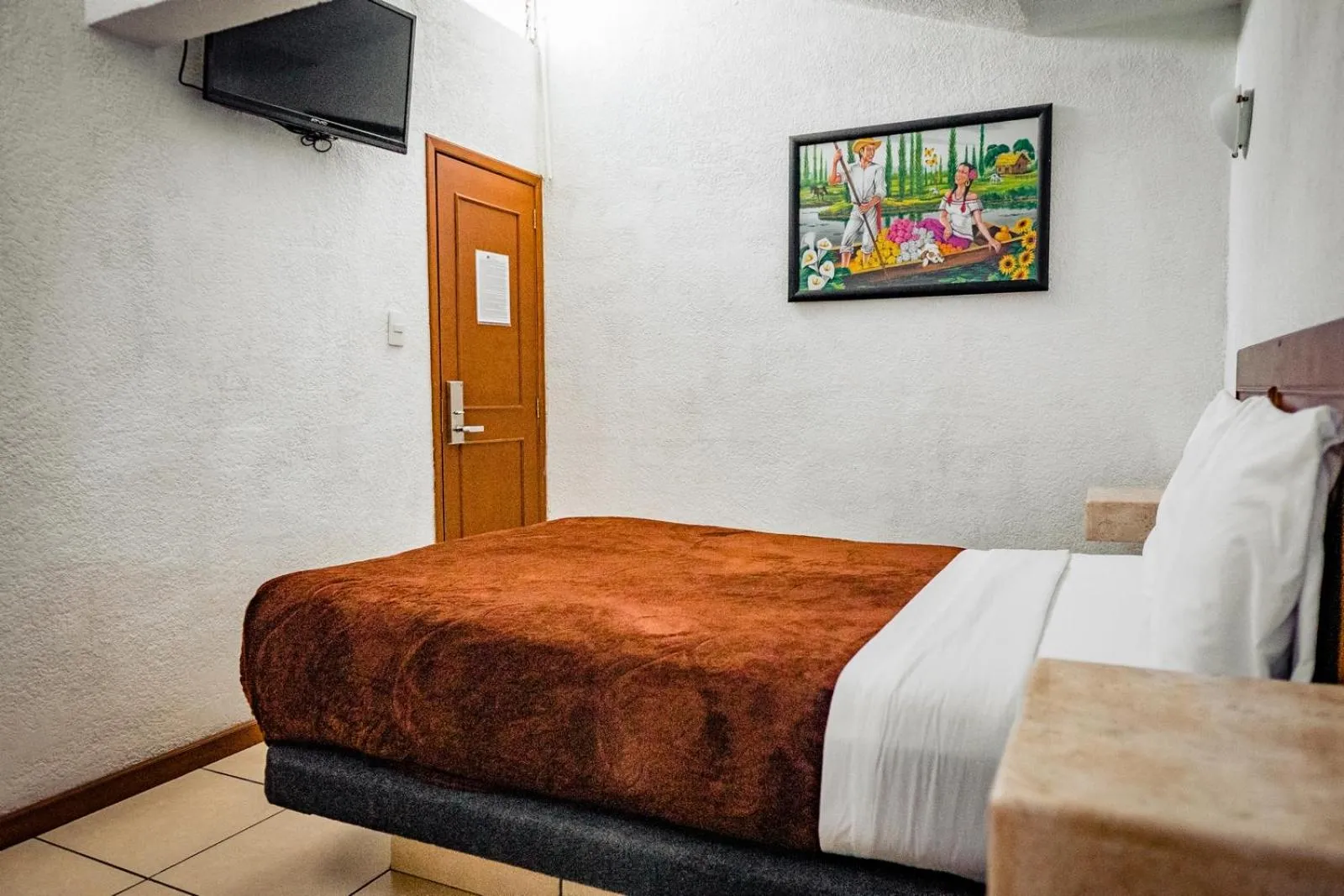 Bed in Hotel Azucena