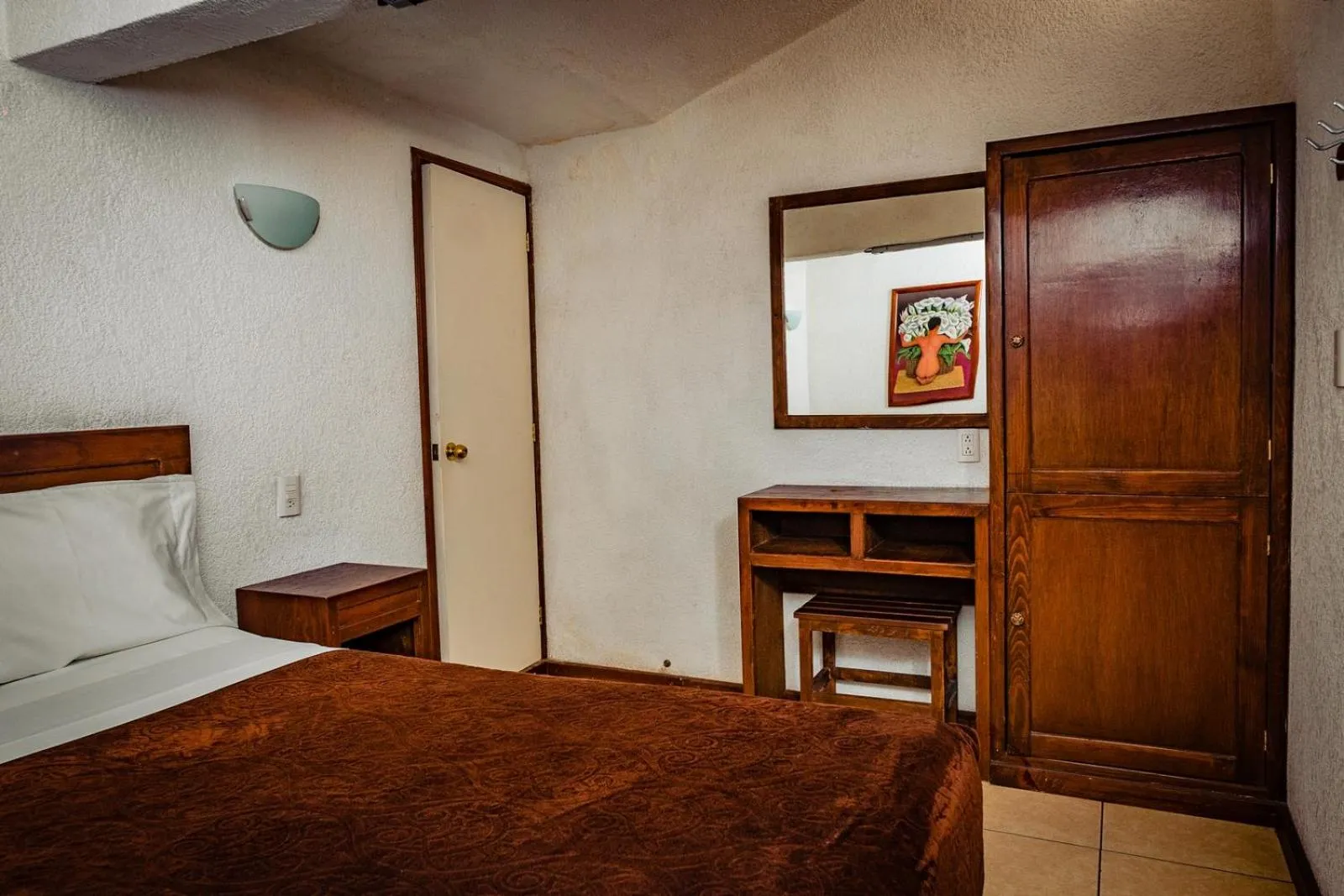 Bed in Hotel Azucena