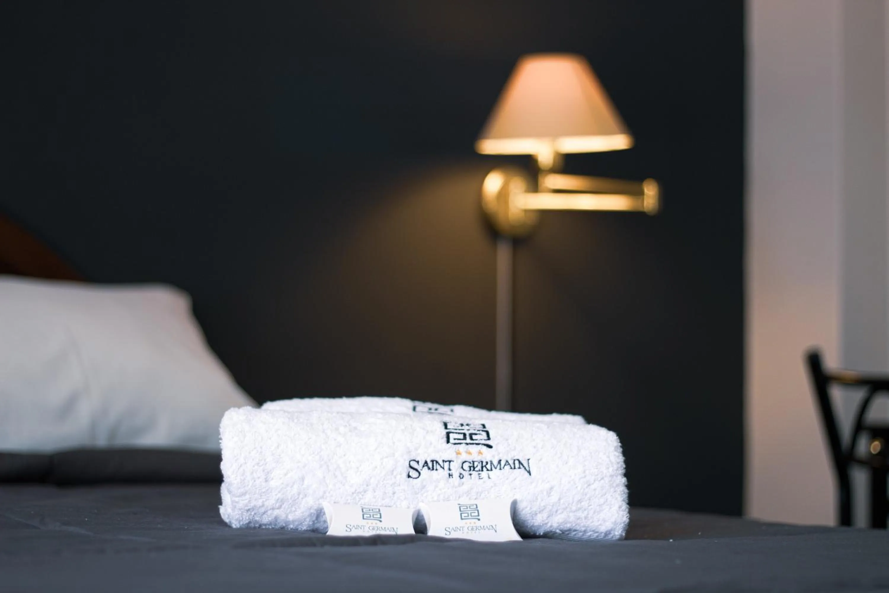 Bed in Saint Germain Hotel