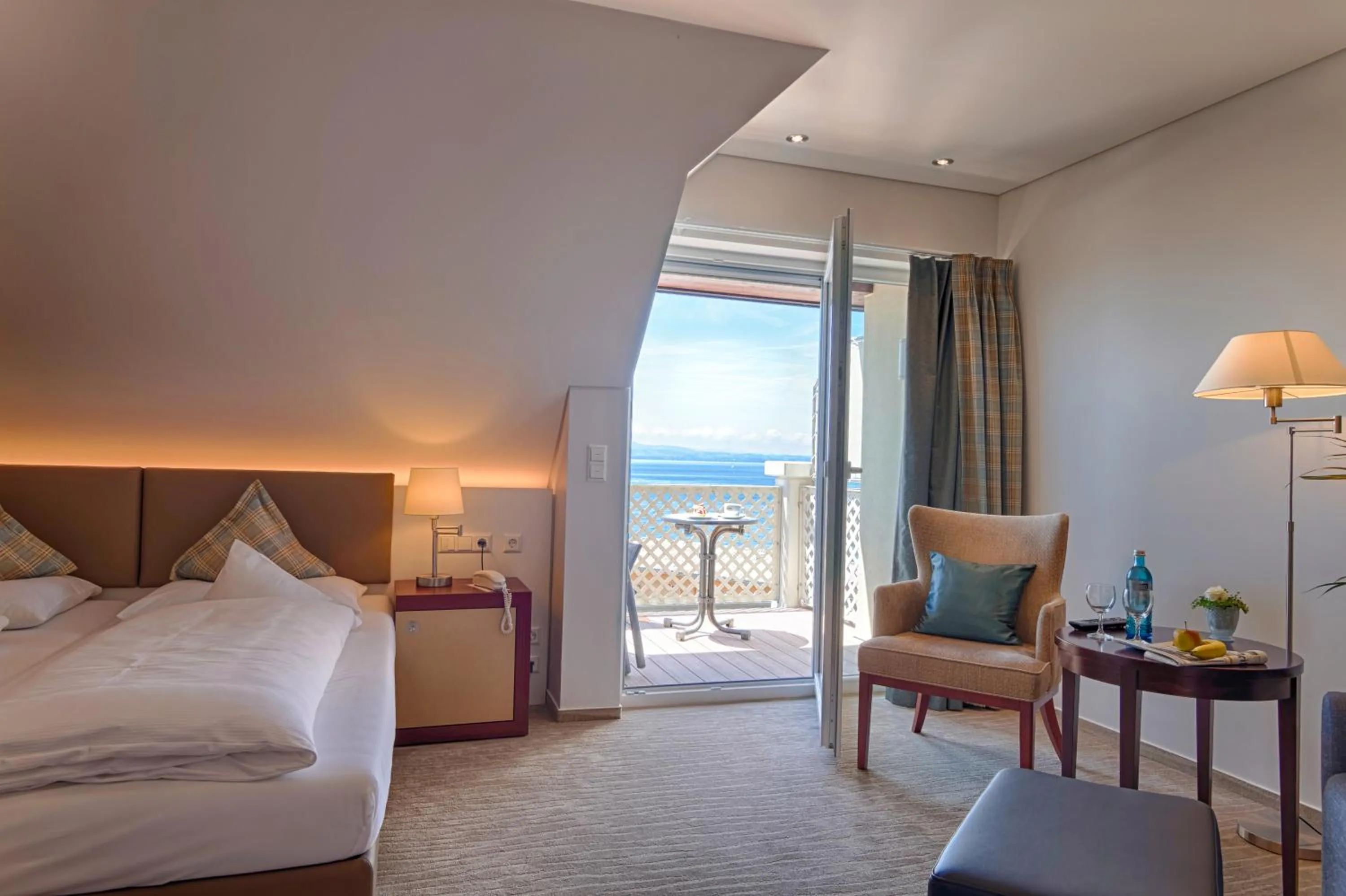 Balcony/Terrace in Akzent Hotel Löwen