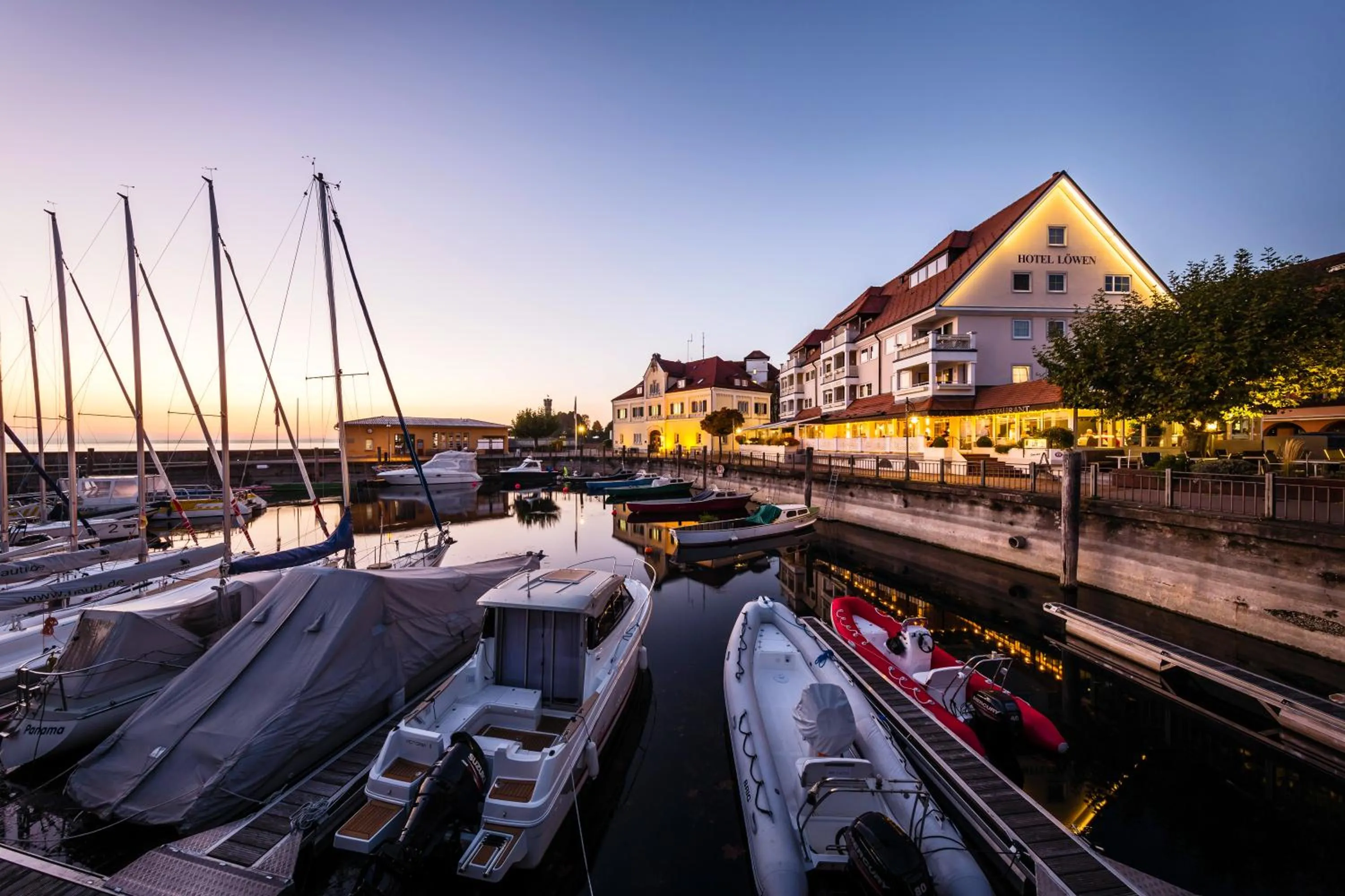 Sunset in Akzent Hotel Löwen