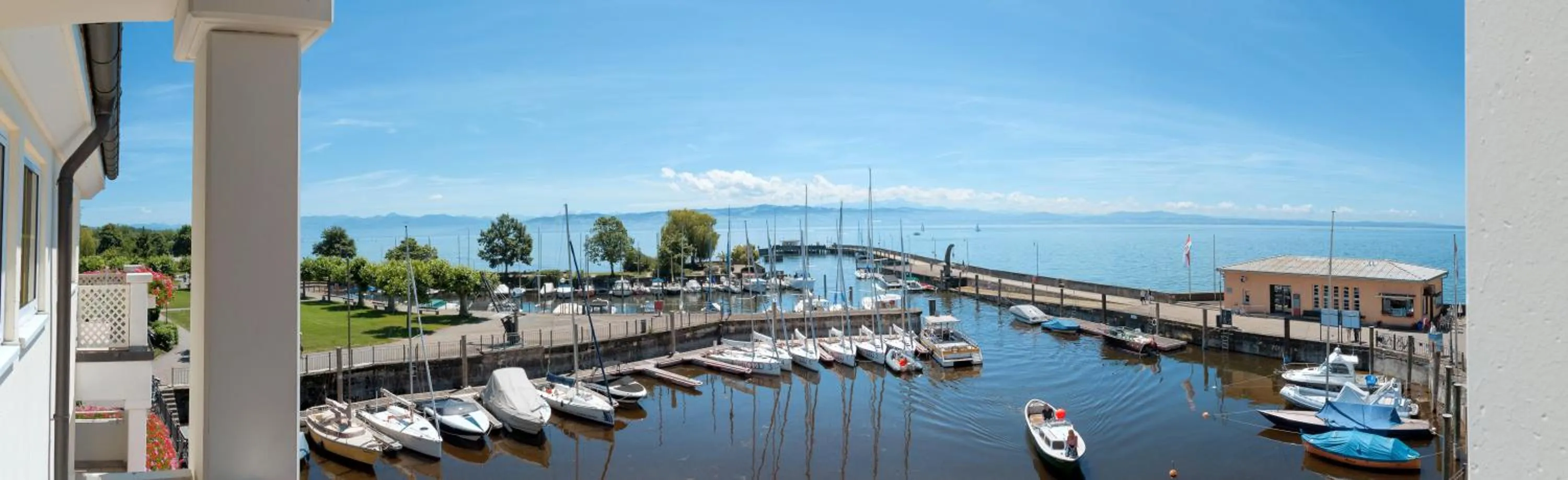 Lake view in Akzent Hotel Löwen