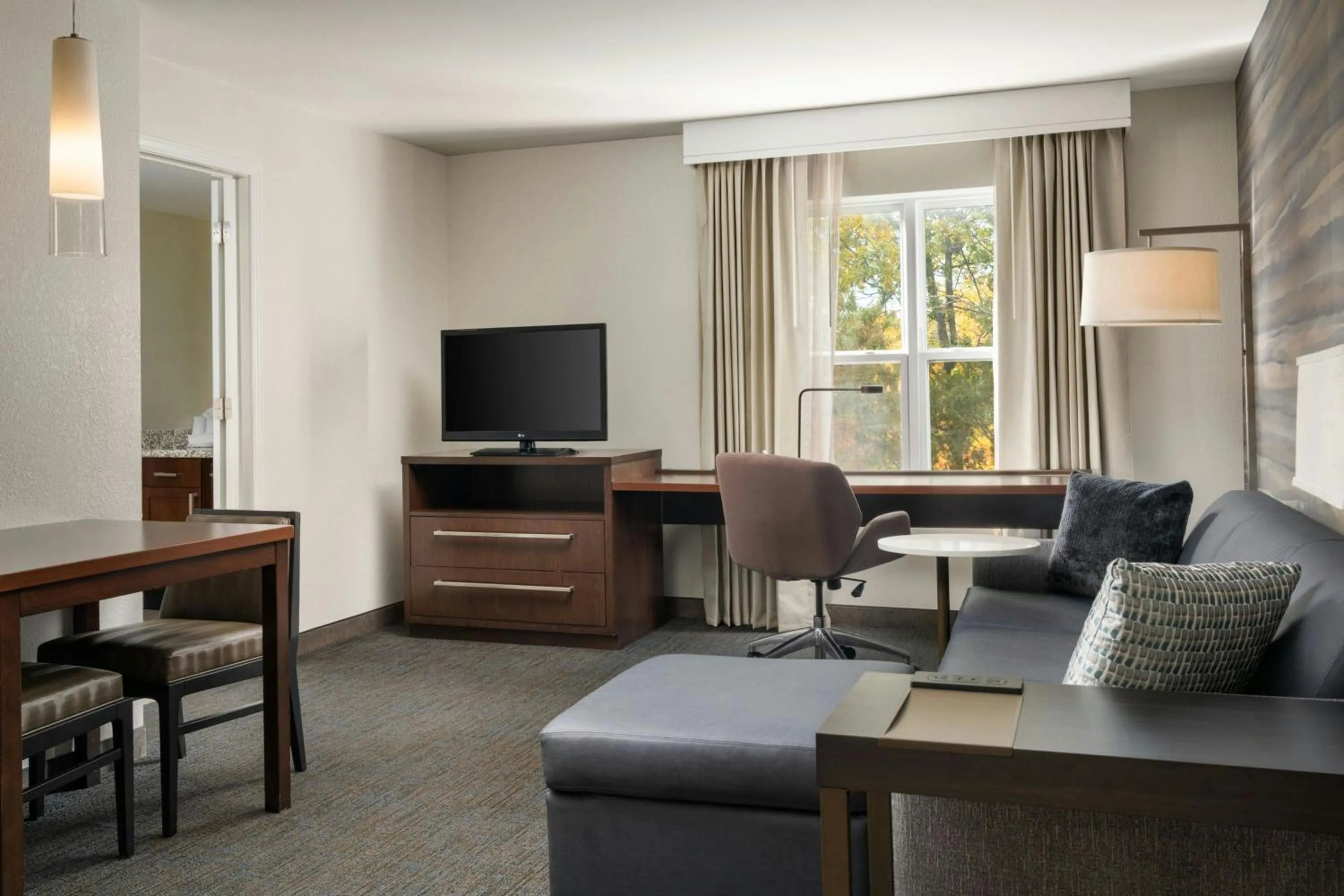 Living room in Residence Inn by Marriott Springfield Chicopee