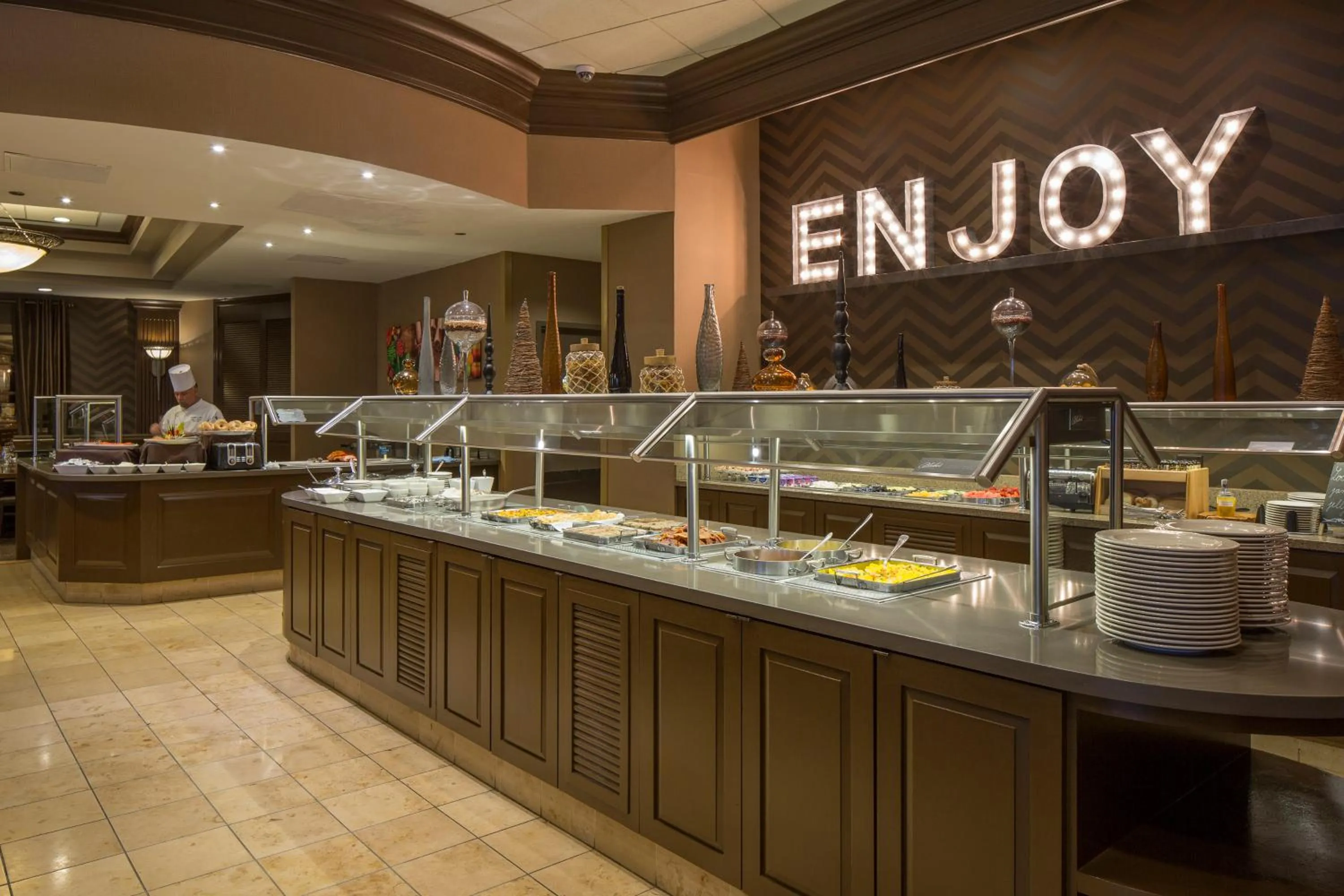 American breakfast in The San Luis Resort Spa & Conference Center