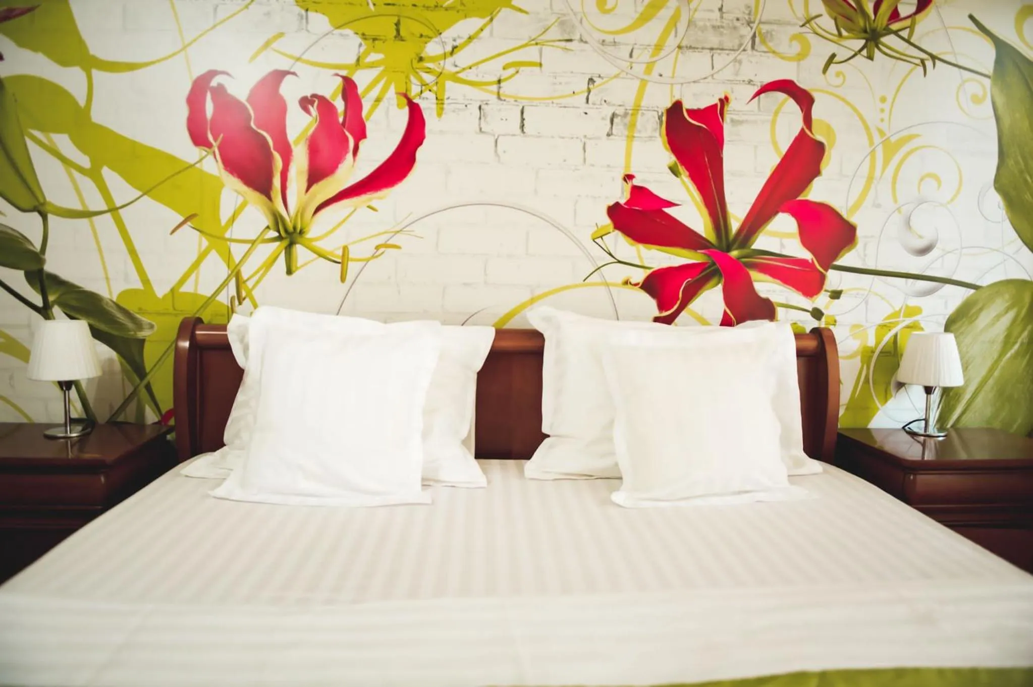 Bed in Hotel Senator