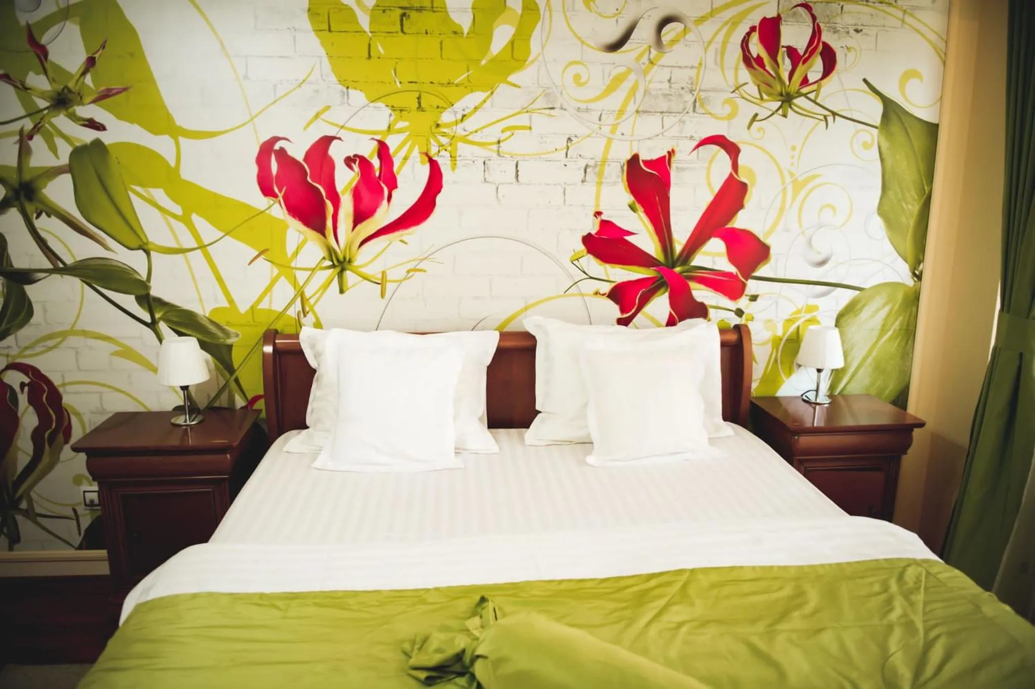 Bed in Hotel Senator