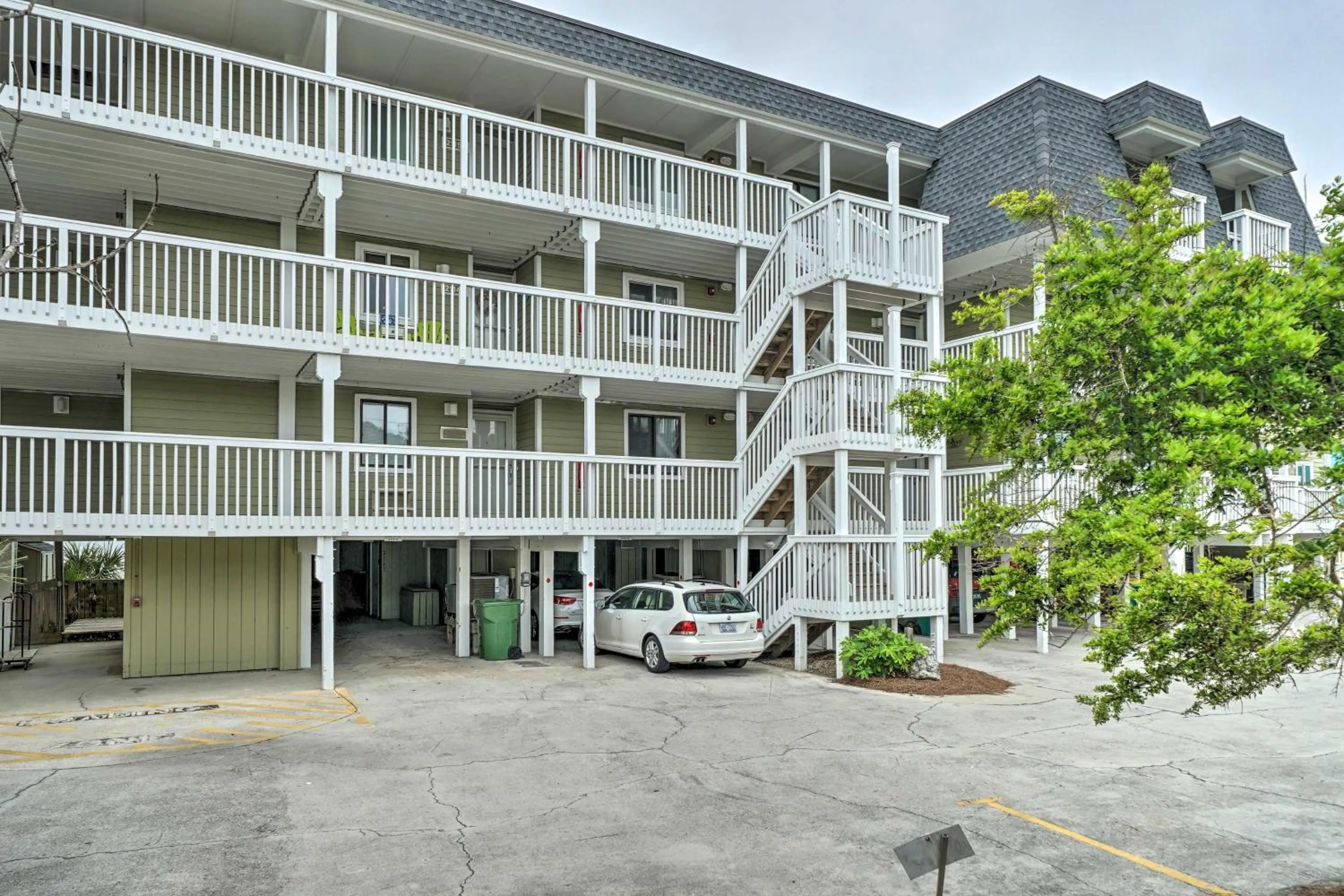Ocean Dunes Kure Beach Condo with Balcony and Pool