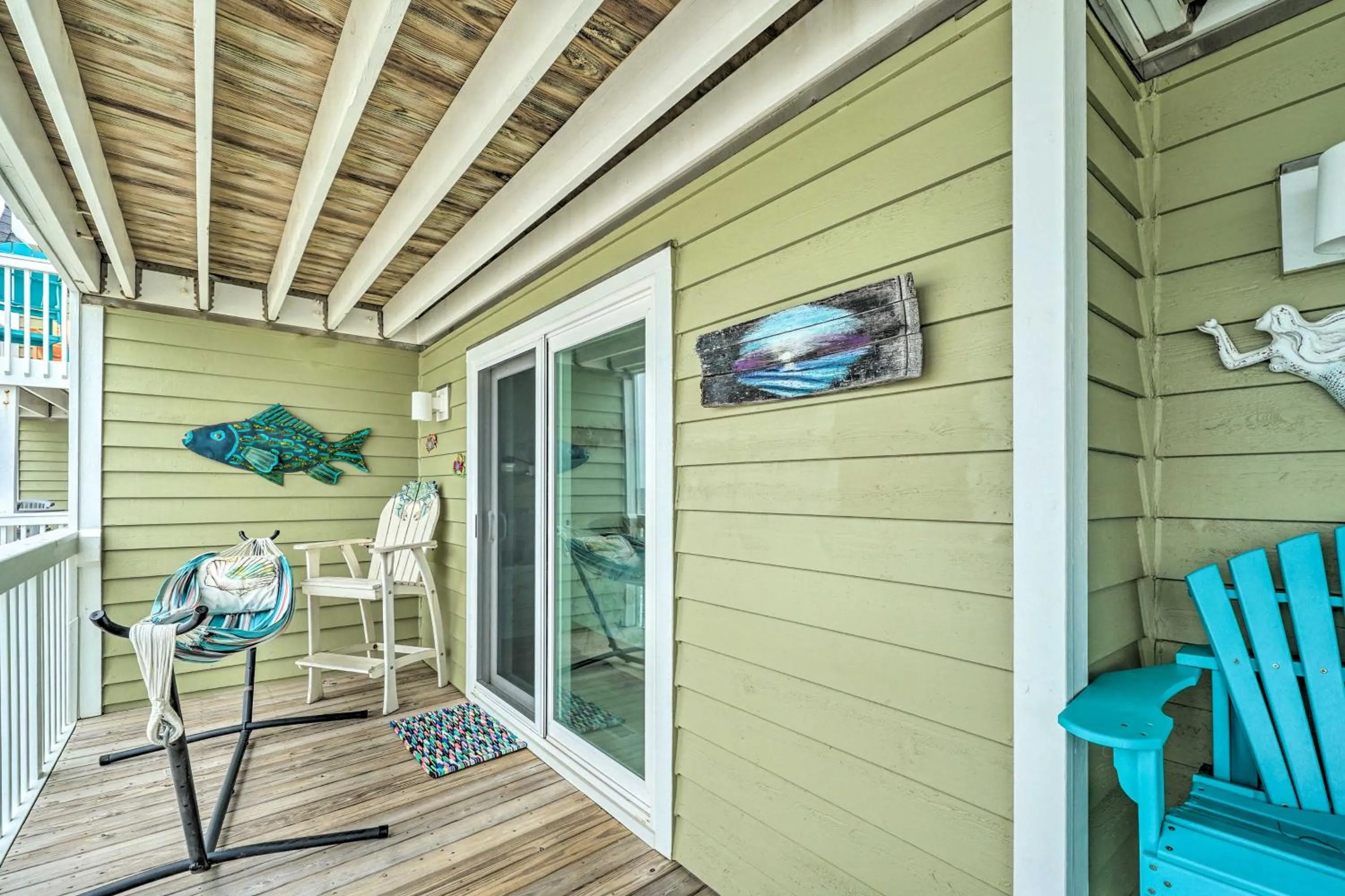 Ocean Dunes Kure Beach Condo with Balcony and Pool
