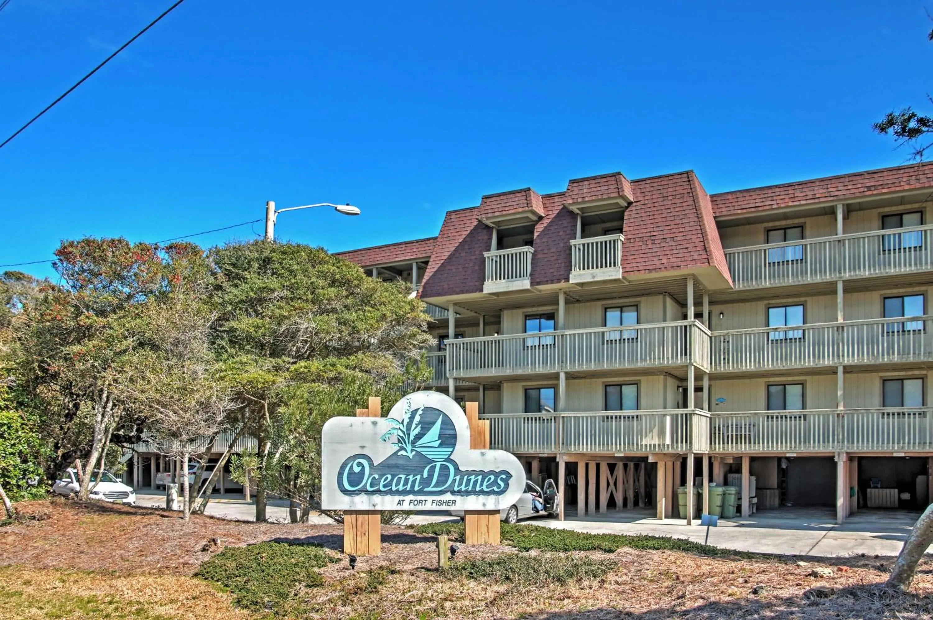 Ocean Dunes Kure Beach Condo with Balcony and Pool
