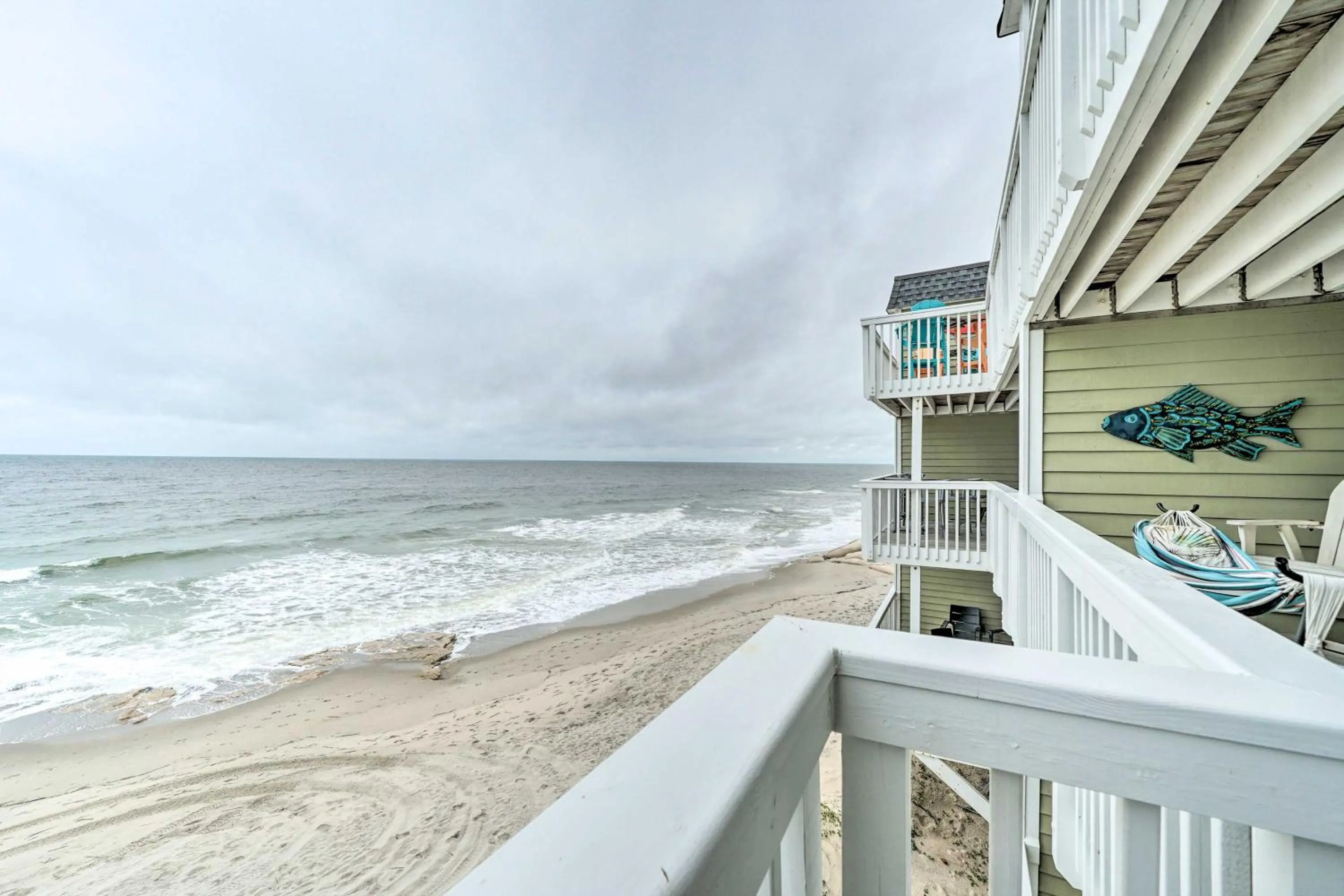 Ocean Dunes Kure Beach Condo with Balcony and Pool