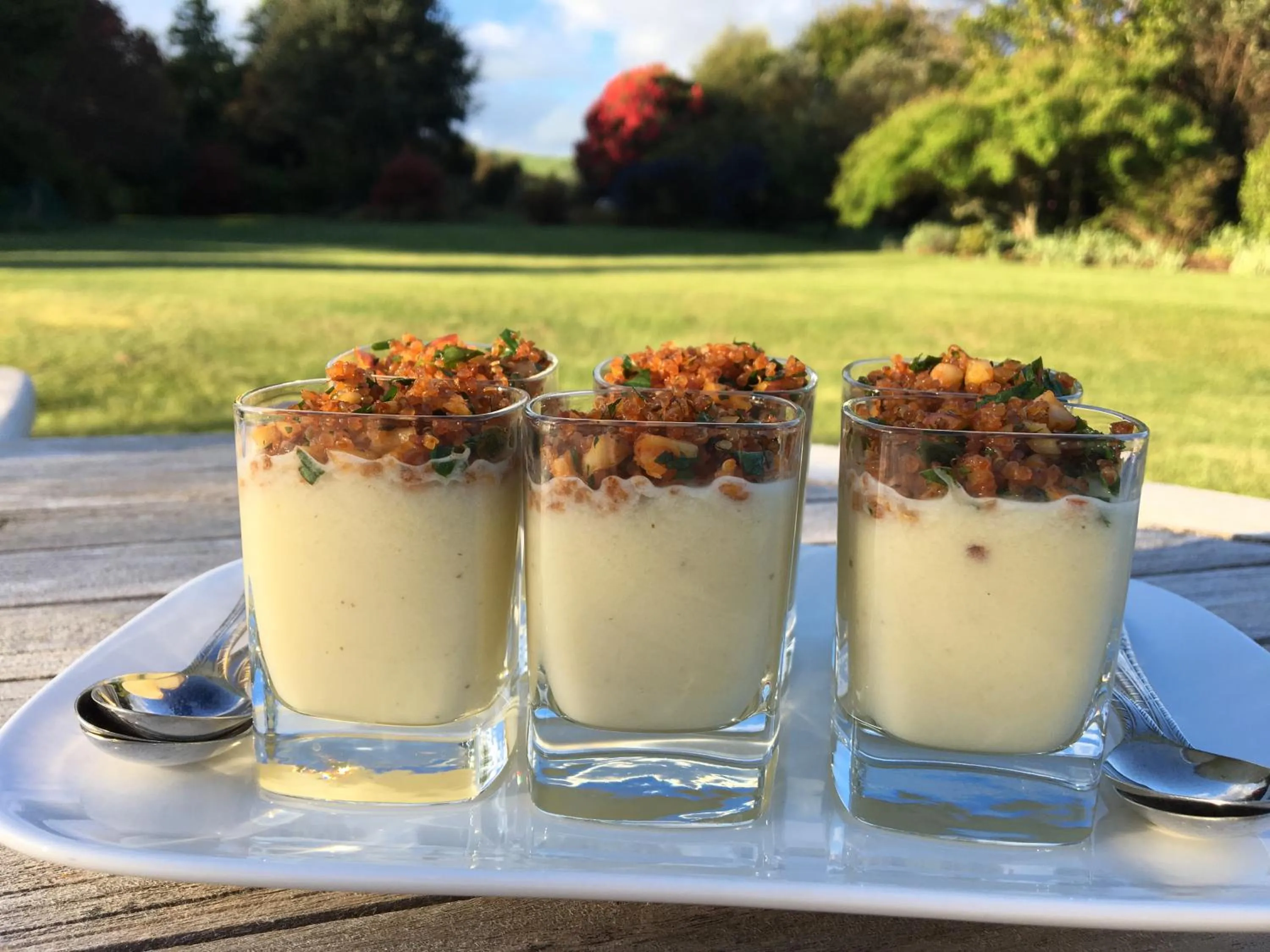 Food close-up in Whakaipo Lodge