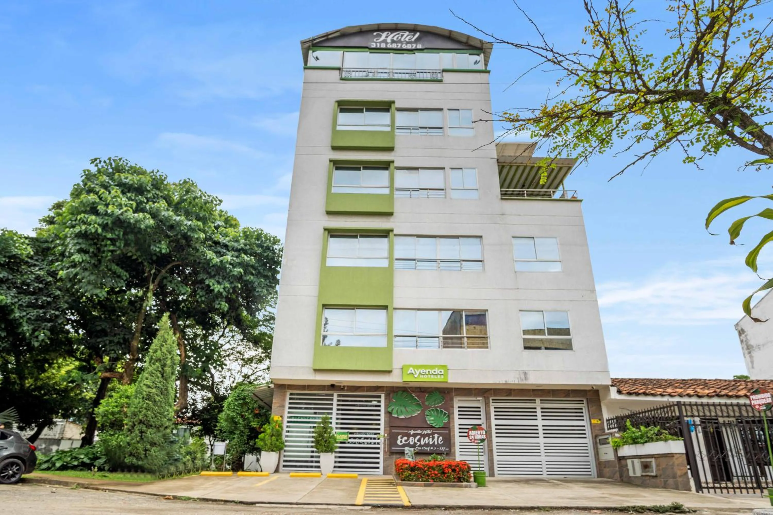 Property building in Aparta Hotel EcoSuite