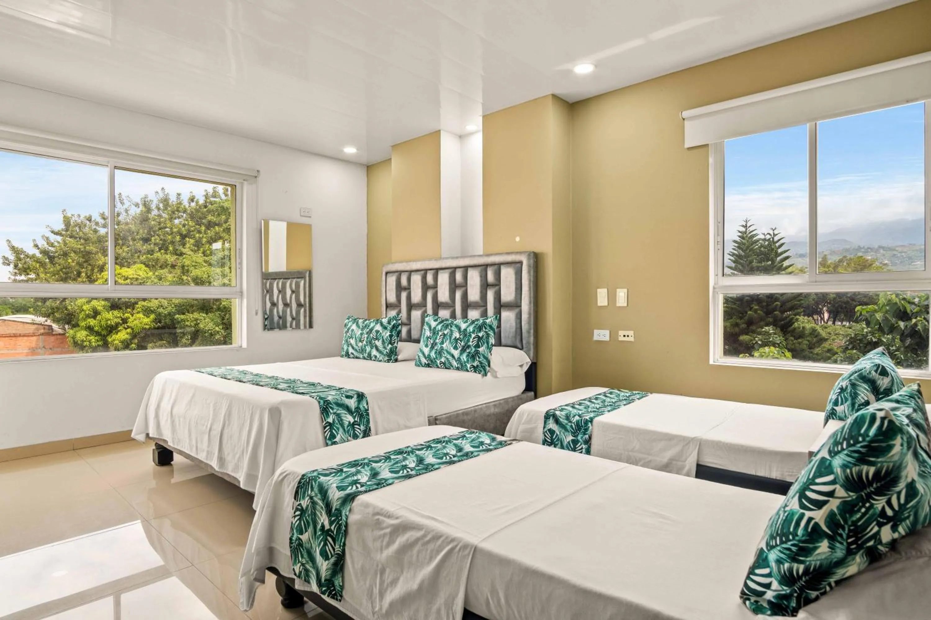 Bed in Aparta Hotel EcoSuite