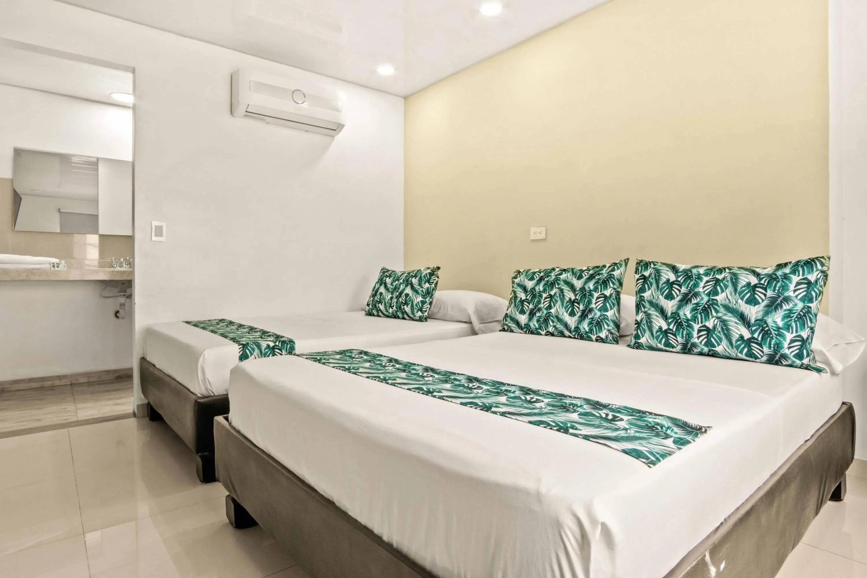 Bed in Hotel Eco Suite